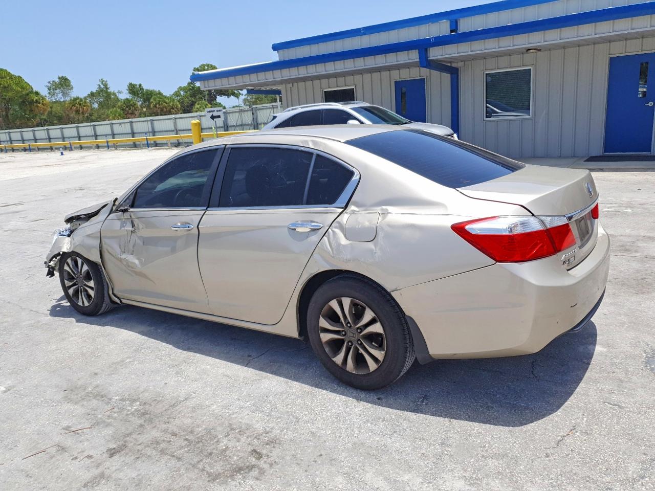 2014 Honda Accord Lx Tan vin: 1HGCR2F3XEA307310