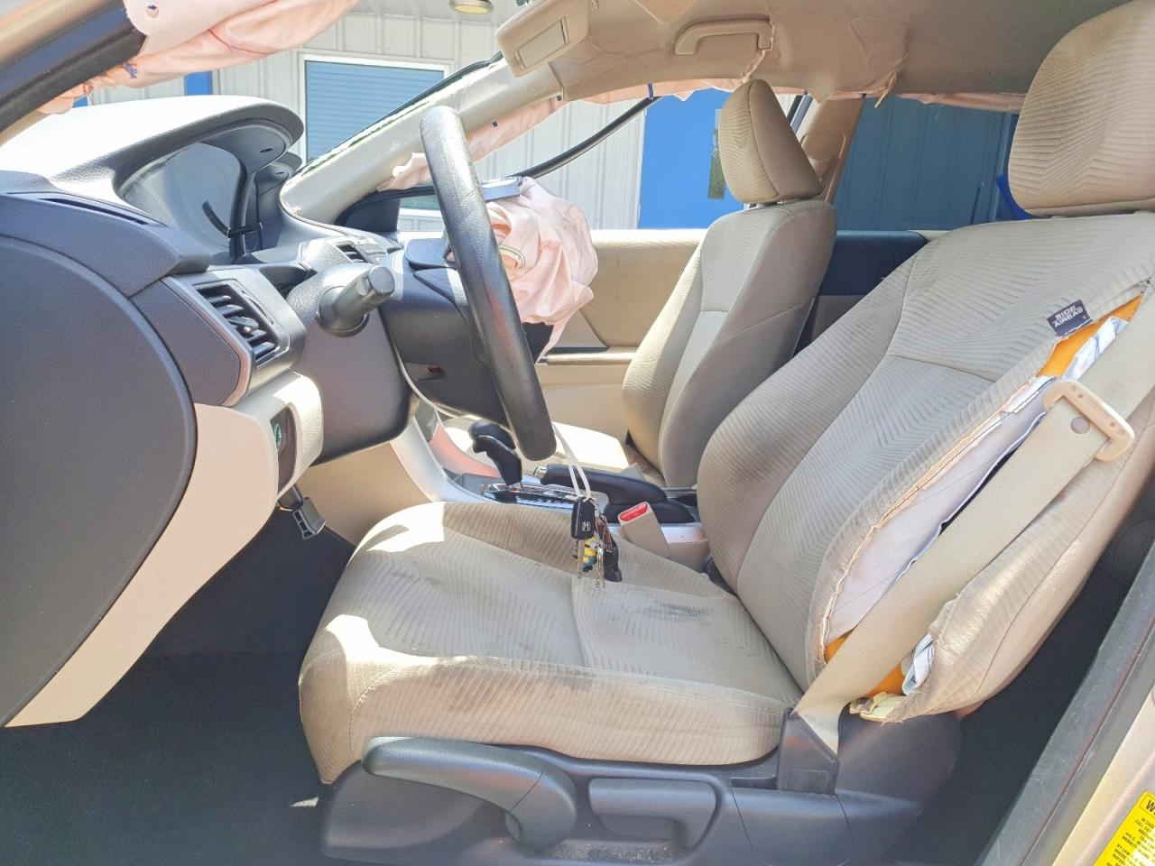 2014 Honda Accord Lx Tan vin: 1HGCR2F3XEA307310