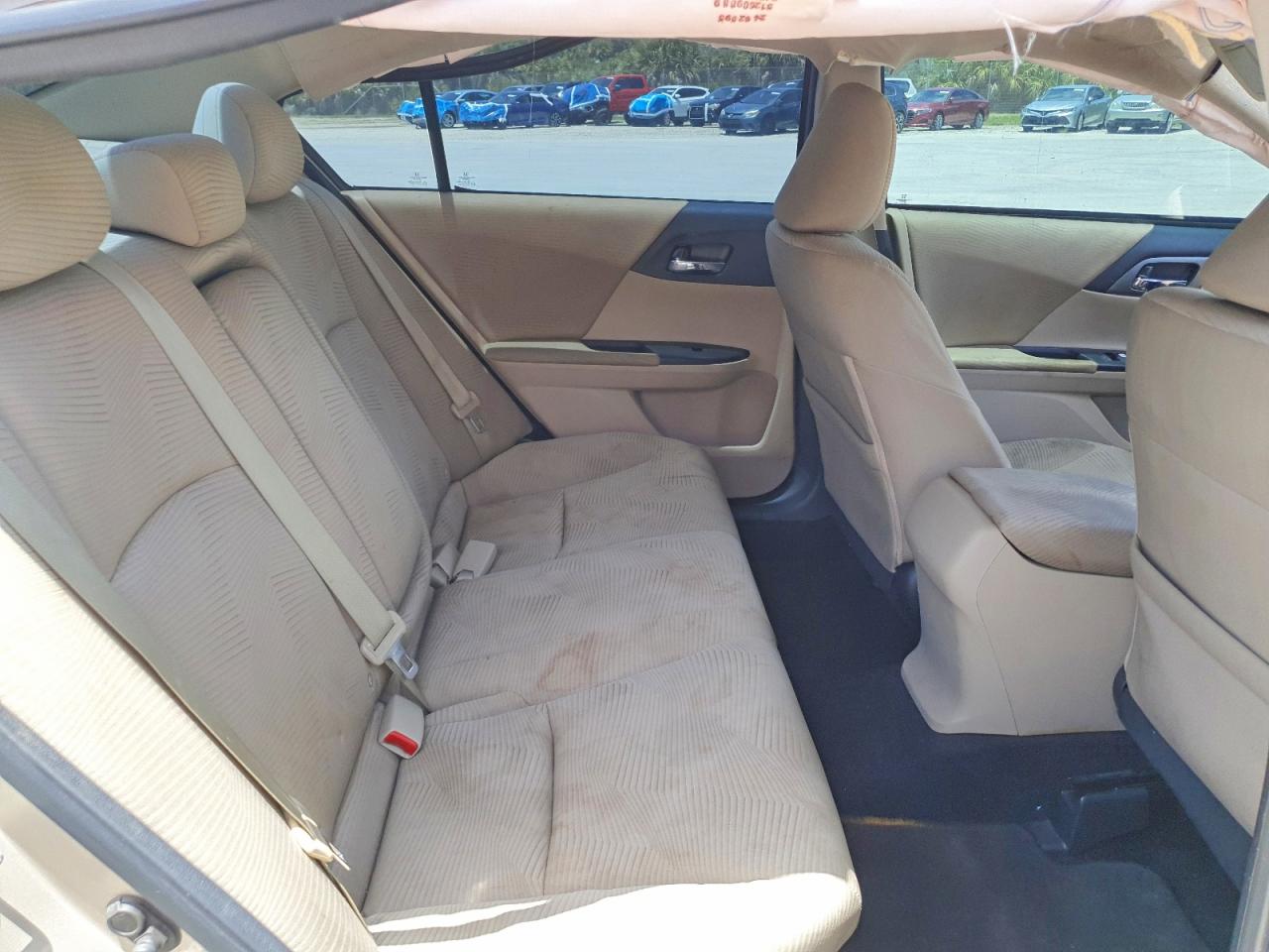 2014 Honda Accord Lx Tan vin: 1HGCR2F3XEA307310