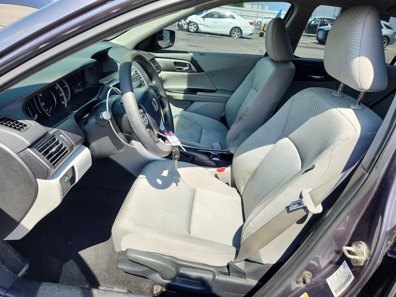 2015 Honda Accord Lx Gray vin: 1HGCR2F3XFA013097