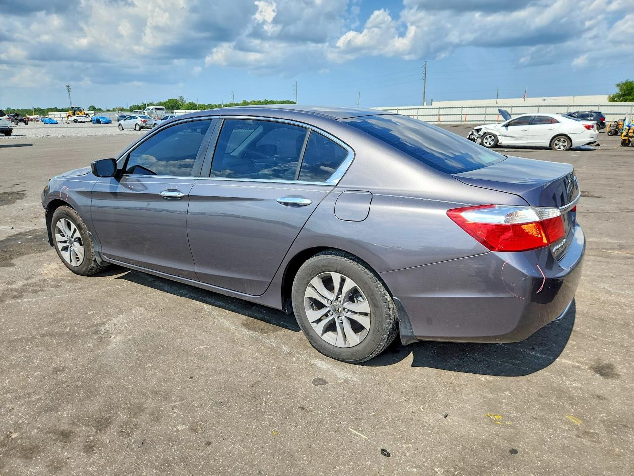 2015 Honda Accord Lx Gray vin: 1HGCR2F3XFA013097