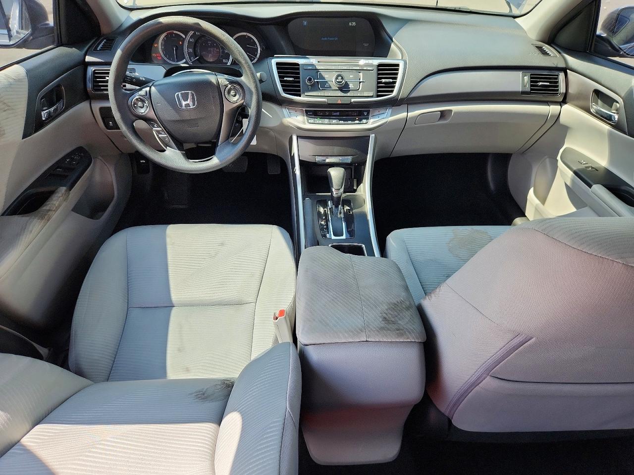 2015 Honda Accord Lx Gray vin: 1HGCR2F3XFA013097