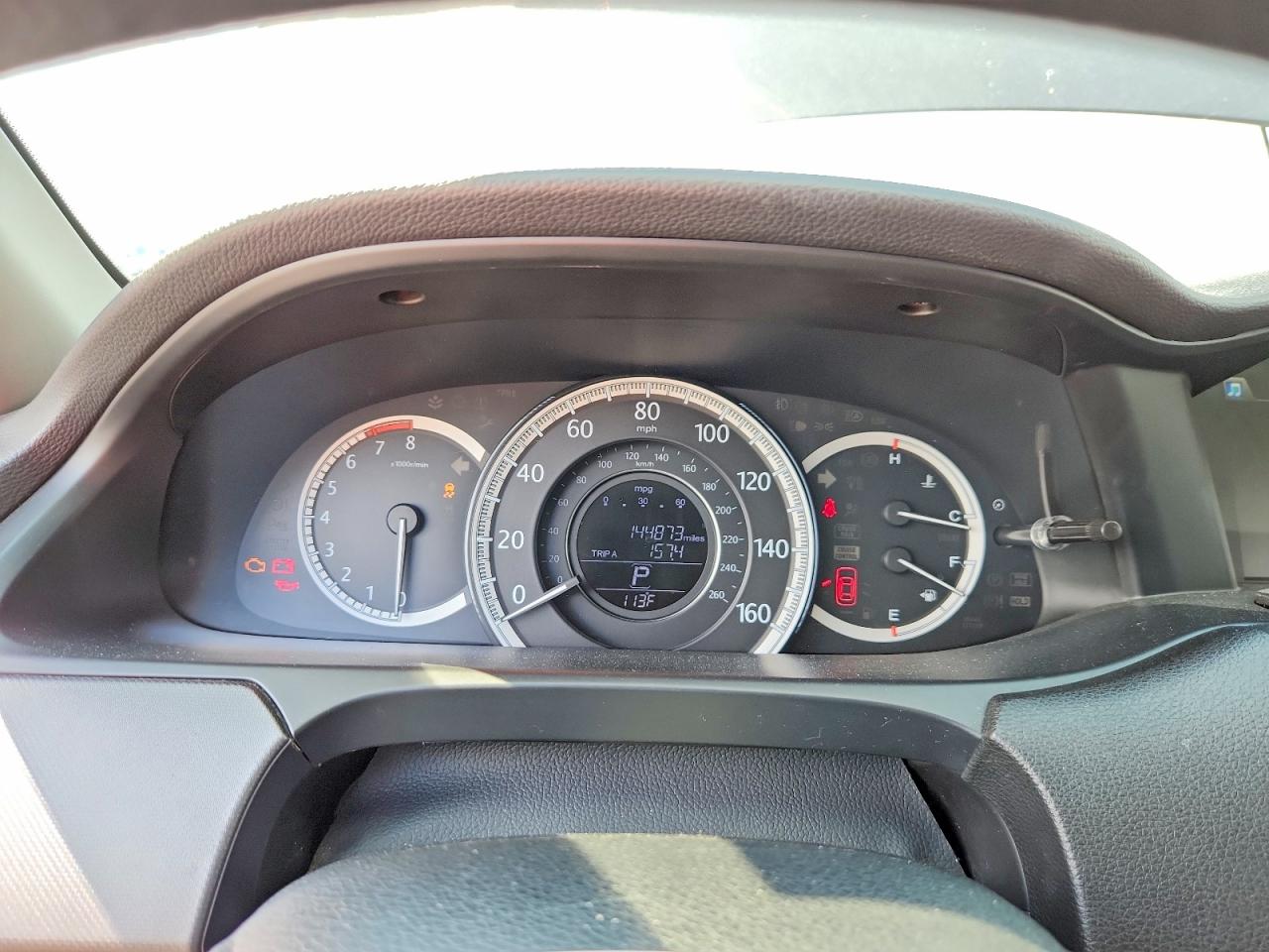 2015 Honda Accord Lx Gray vin: 1HGCR2F3XFA013097