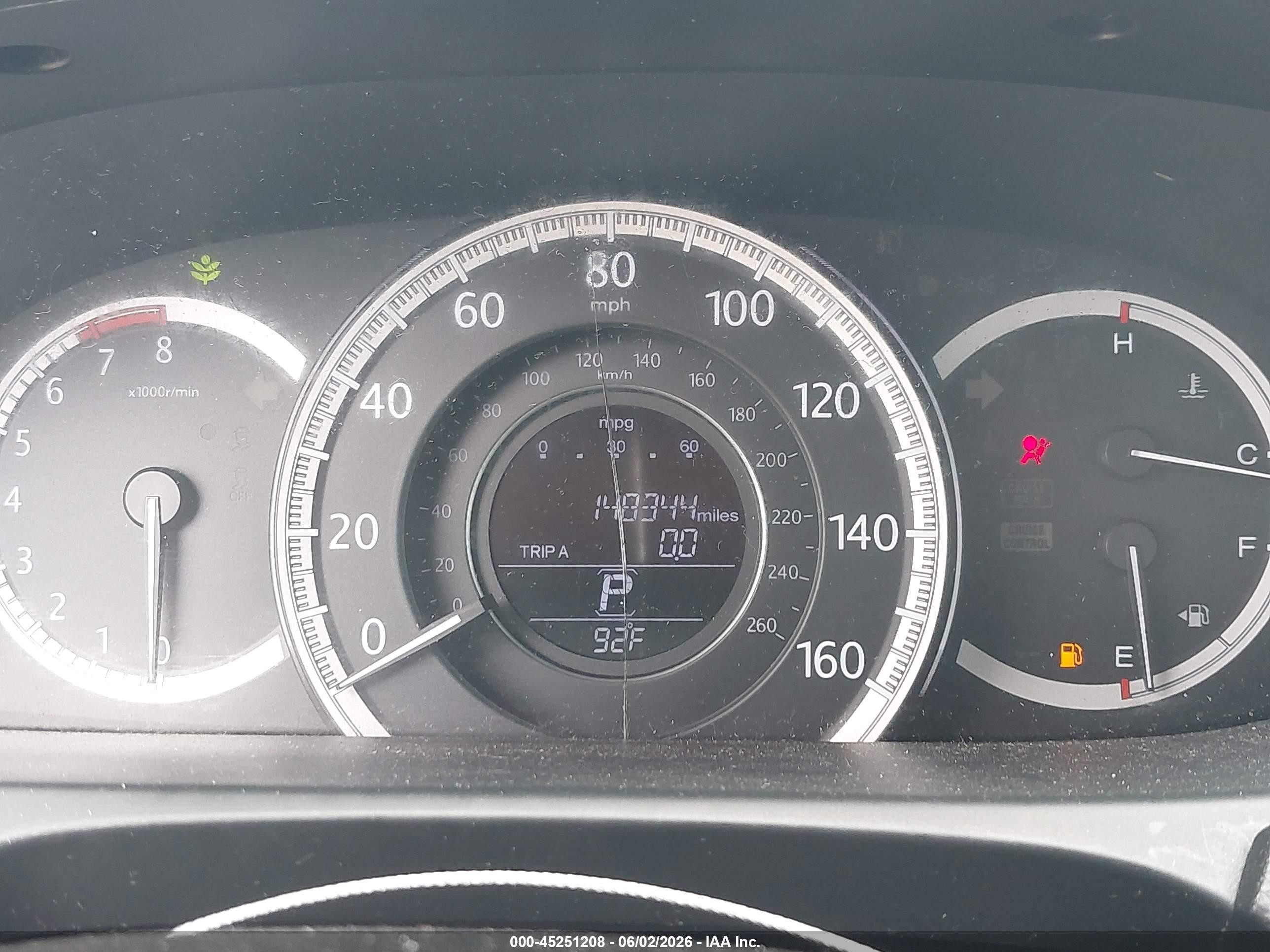 2015 Honda Accord Lx White vin: 1HGCR2F3XFA026108