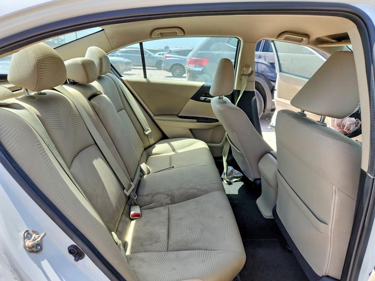 2015 Honda Accord Lx White vin: 1HGCR2F3XFA044690