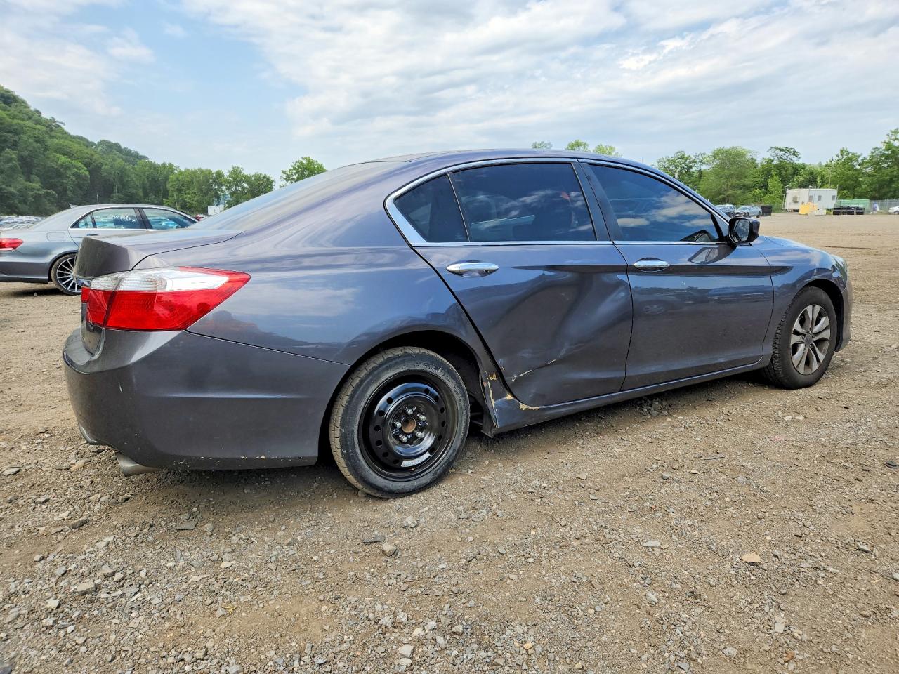 2015 Honda Accord Lx Gray vin: 1HGCR2F3XFA051025