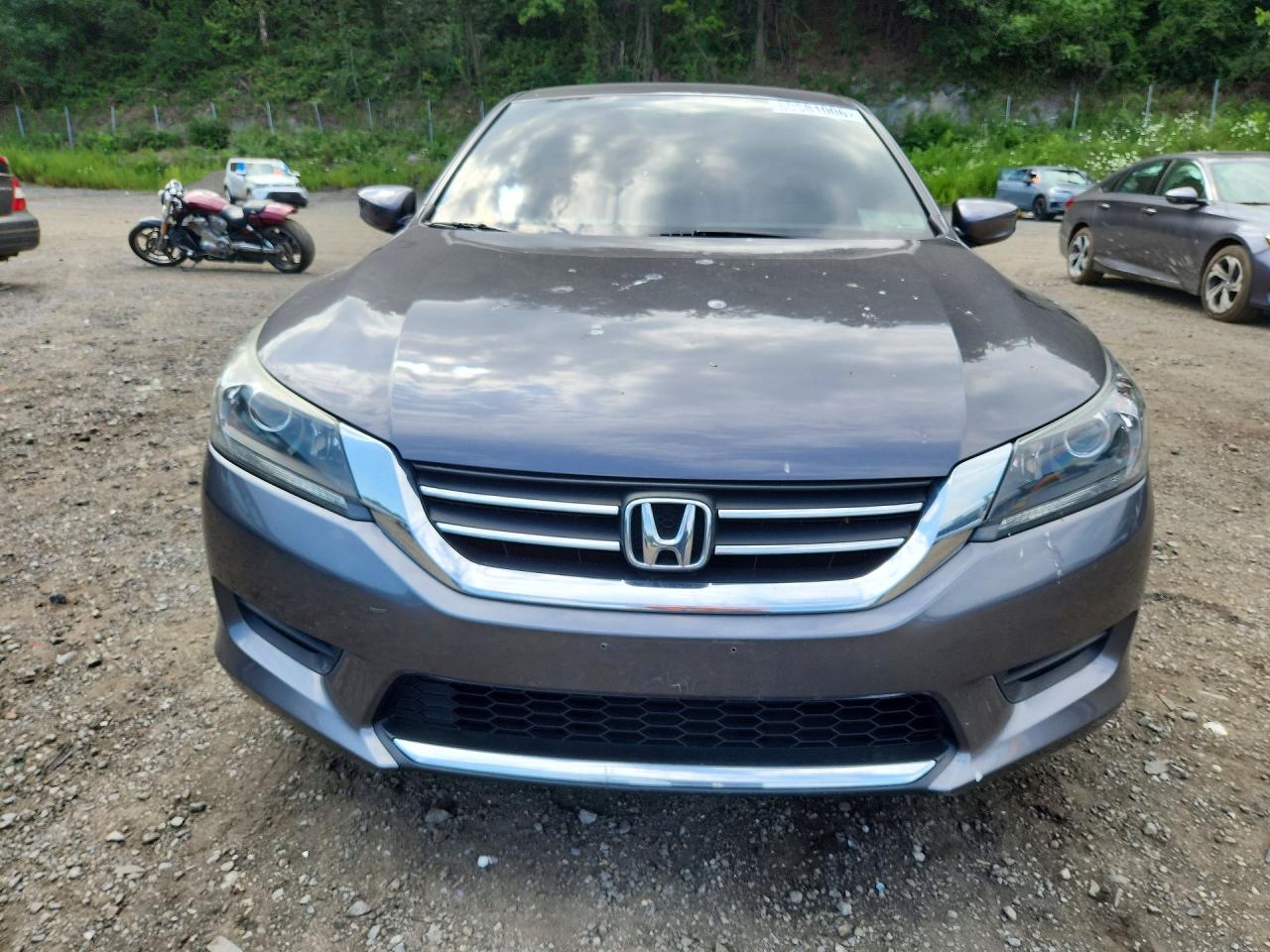 2015 Honda Accord Lx Gray vin: 1HGCR2F3XFA051025