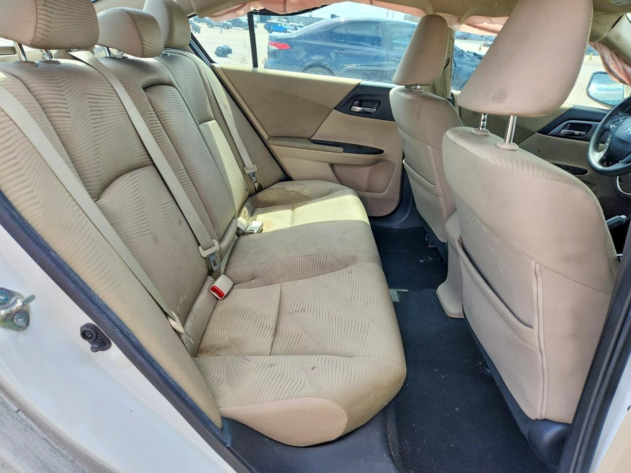 2015 Honda Accord Lx White vin: 1HGCR2F3XFA065300