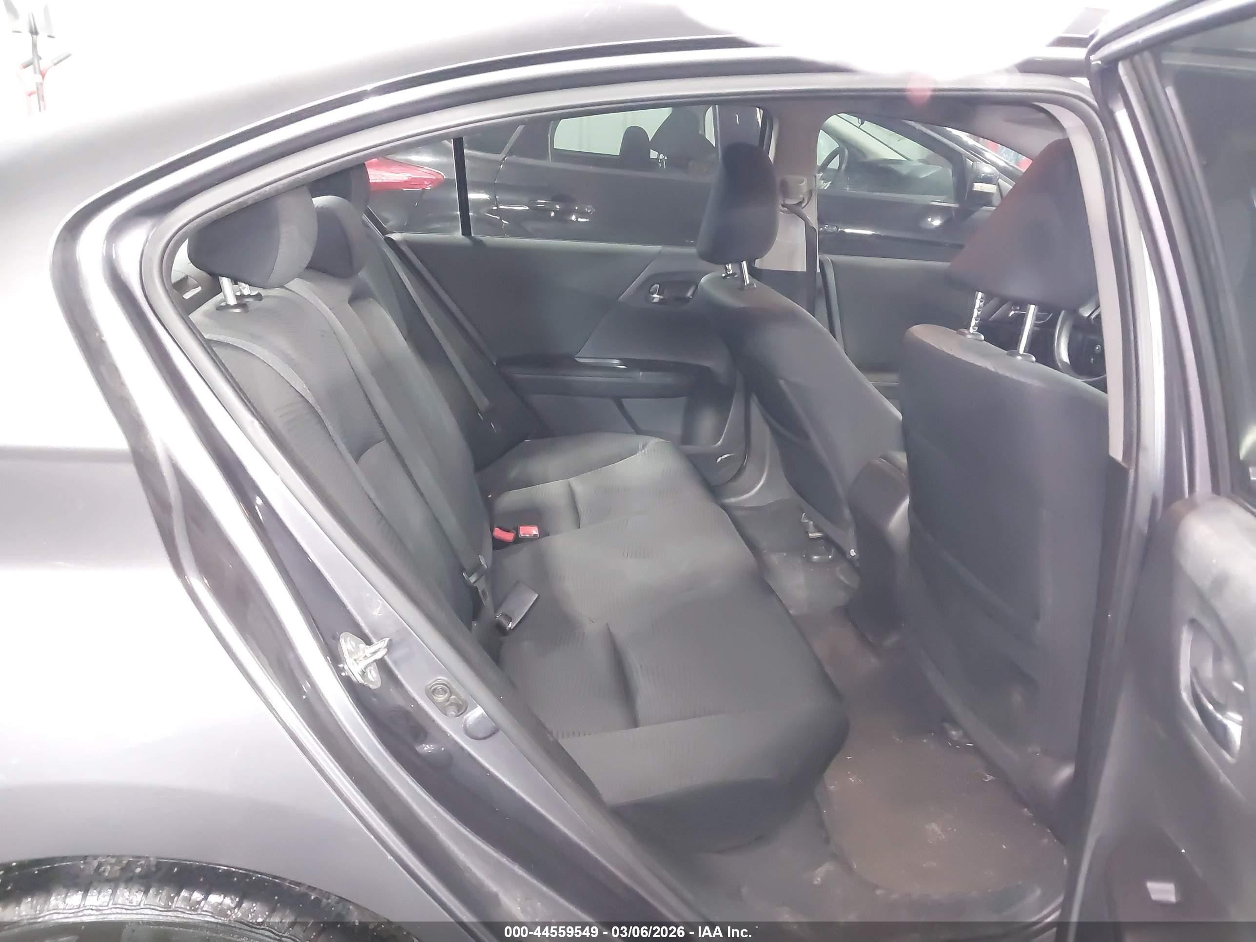2015 Honda Accord Lx Gray vin: 1HGCR2F3XFA096451