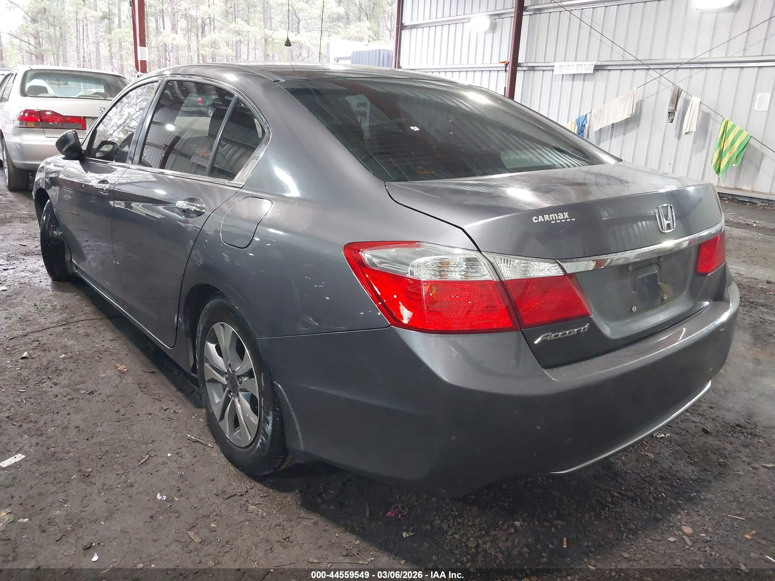 2015 Honda Accord Lx Gray vin: 1HGCR2F3XFA096451