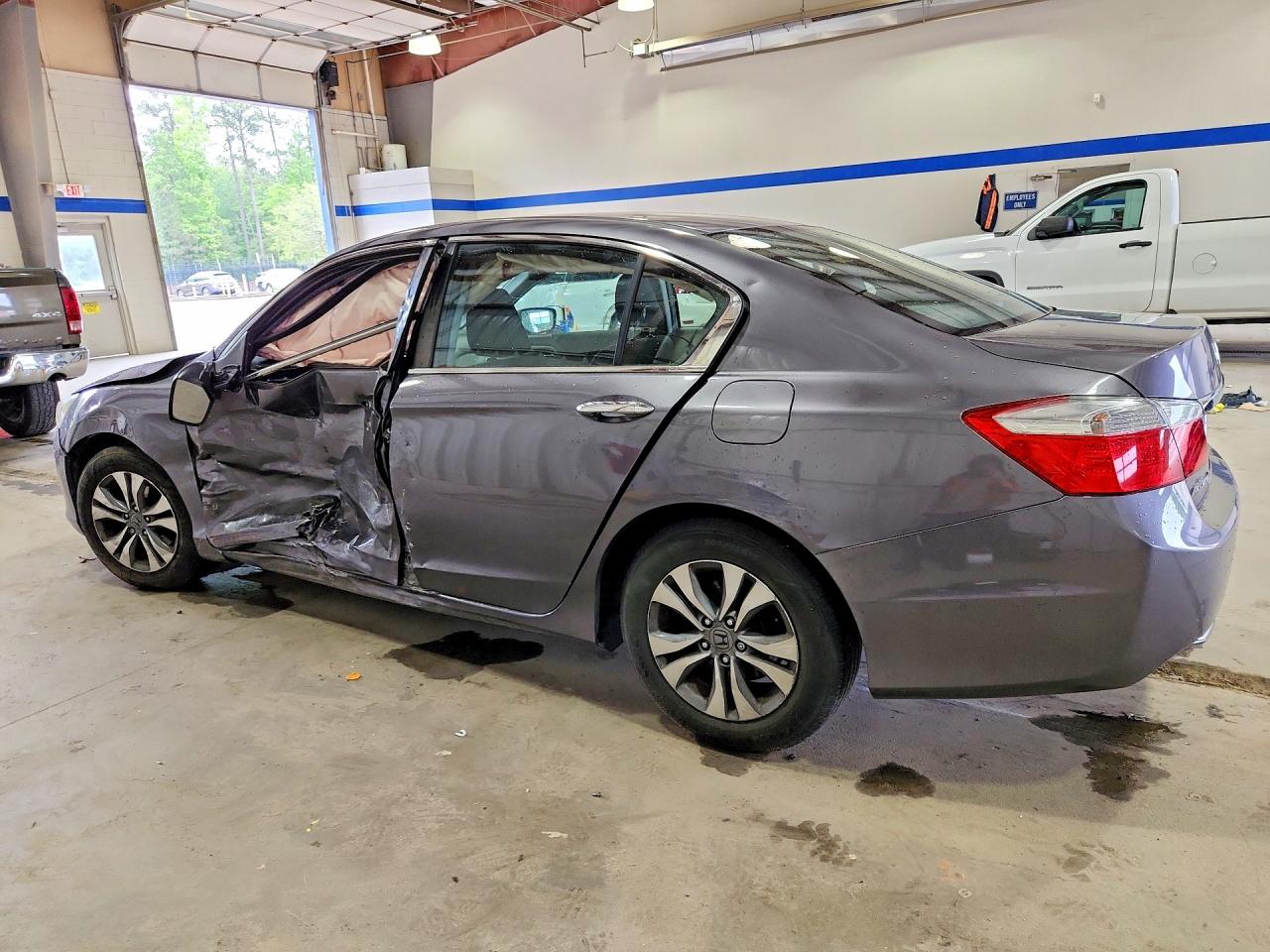2015 Honda Accord Lx Gray vin: 1HGCR2F3XFA133109
