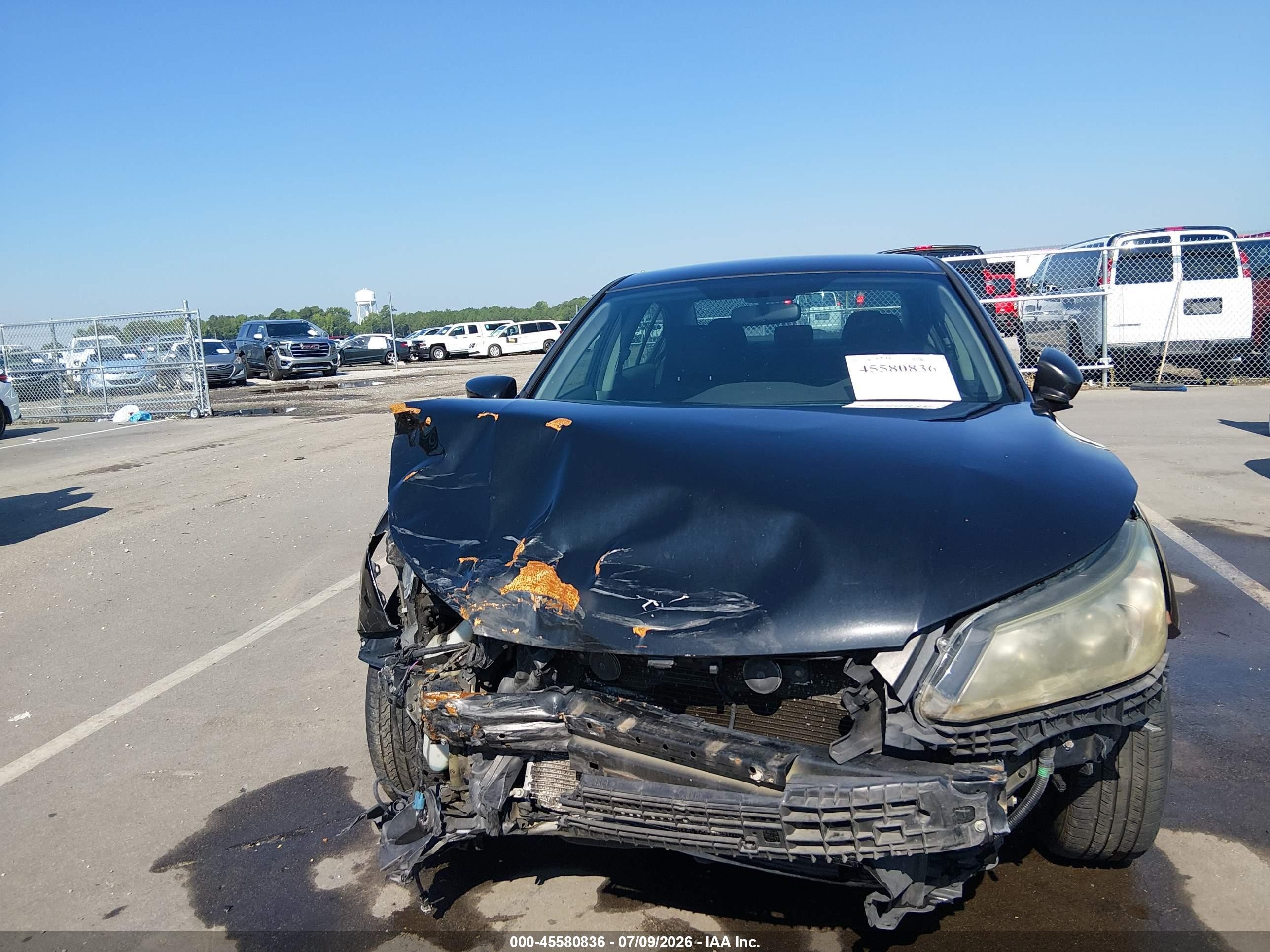 2015 Honda Accord Lx Black vin: 1HGCR2F3XFA138469