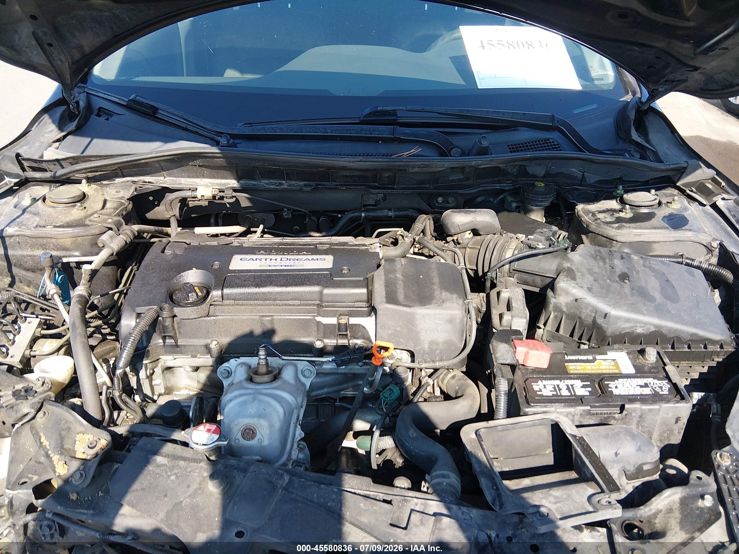 2015 Honda Accord Lx Black vin: 1HGCR2F3XFA138469