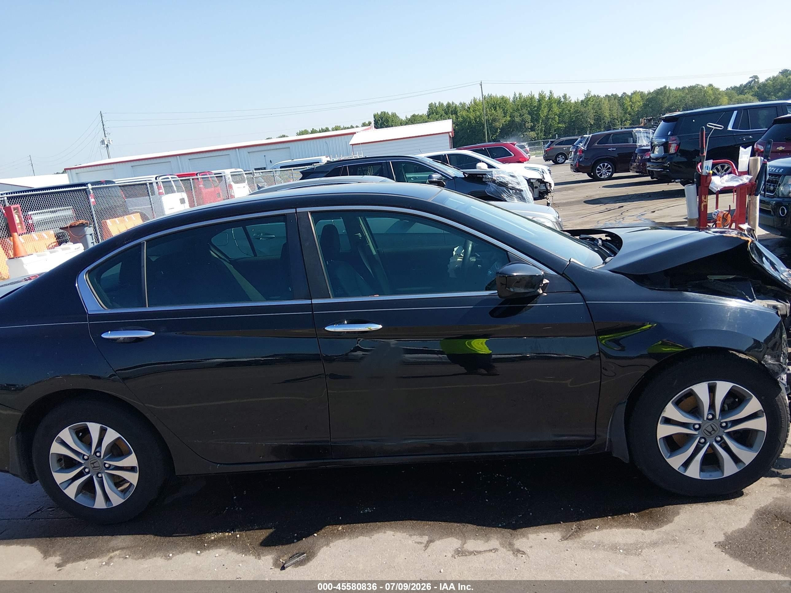 2015 Honda Accord Lx Black vin: 1HGCR2F3XFA138469