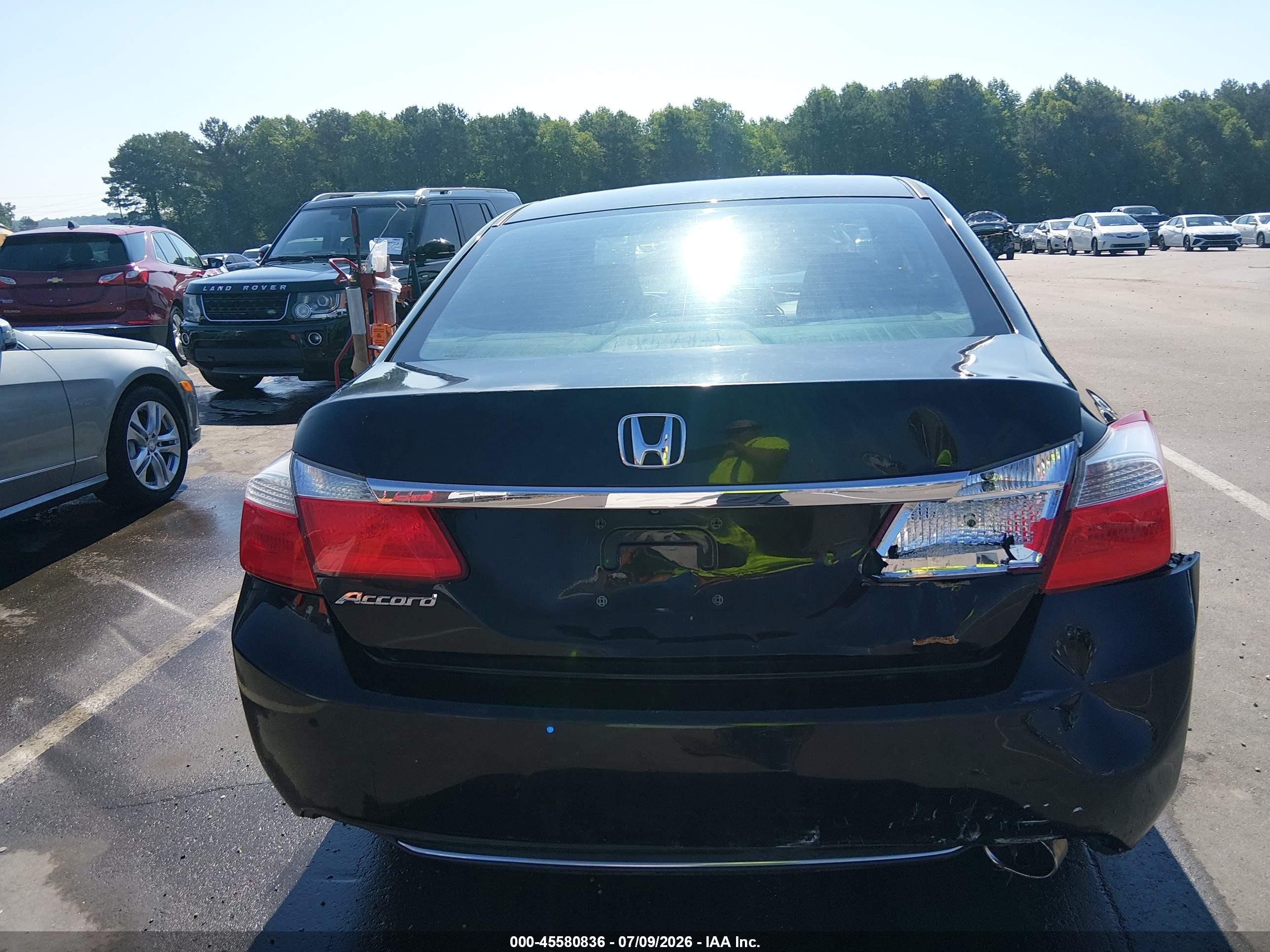 2015 Honda Accord Lx Black vin: 1HGCR2F3XFA138469