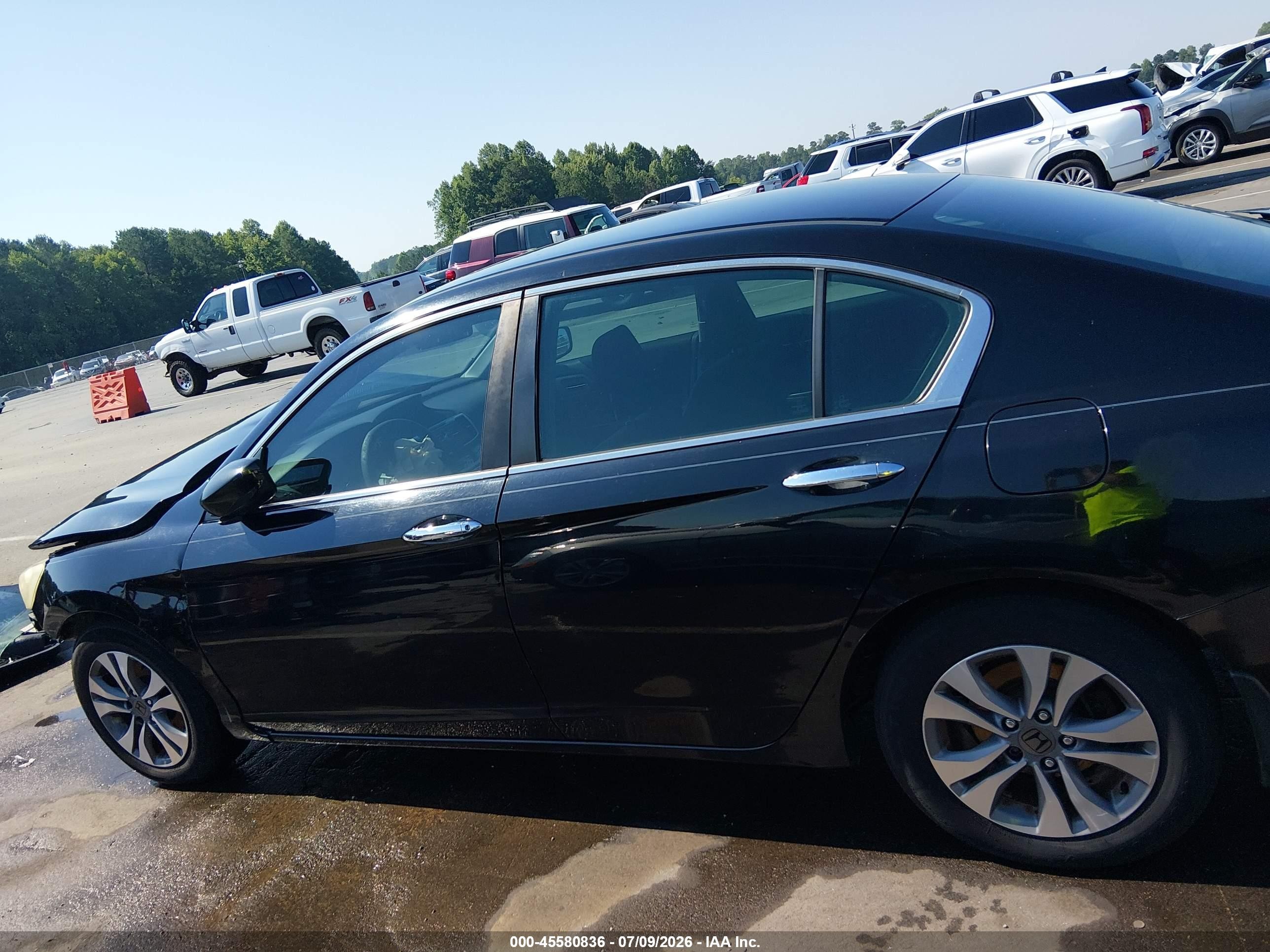 2015 Honda Accord Lx Black vin: 1HGCR2F3XFA138469