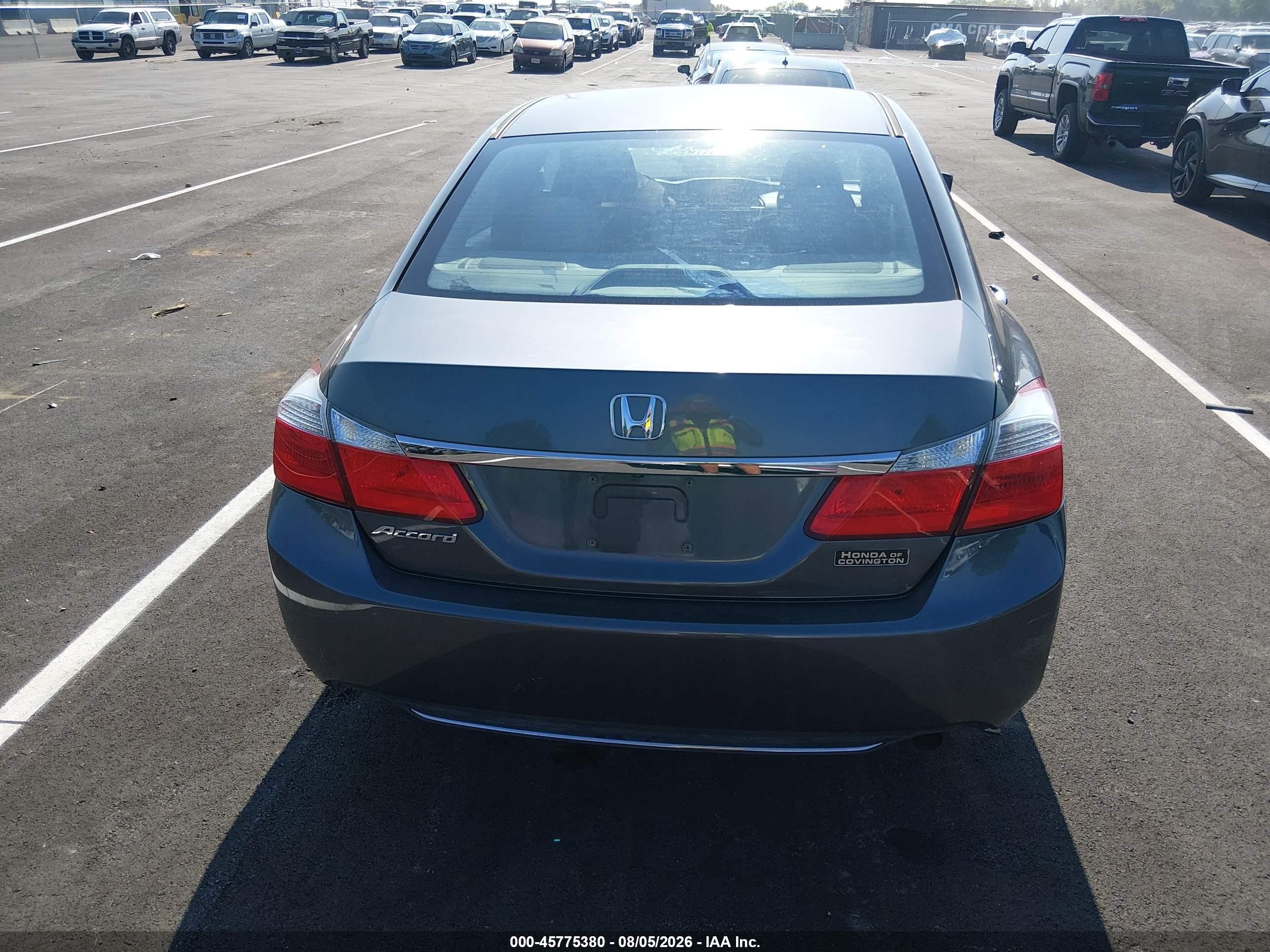 2015 Honda Accord Lx Серый vin: 1HGCR2F3XFA148452