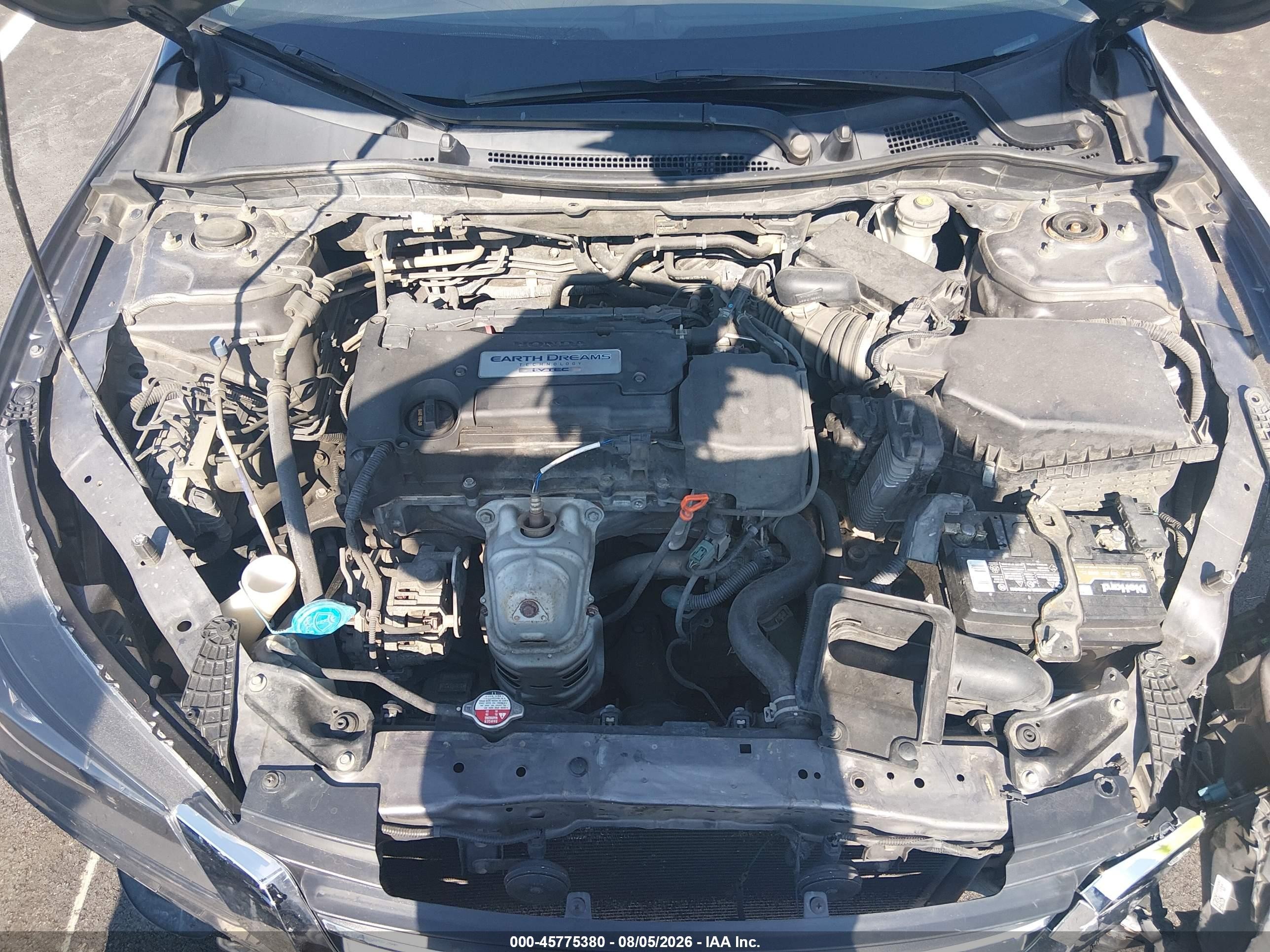 2015 Honda Accord Lx Серый vin: 1HGCR2F3XFA148452