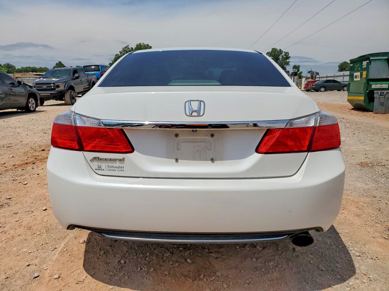 2015 Honda Accord Lx White vin: 1HGCR2F3XFA154400