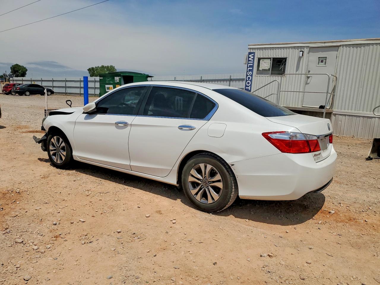 2015 Honda Accord Lx White vin: 1HGCR2F3XFA154400