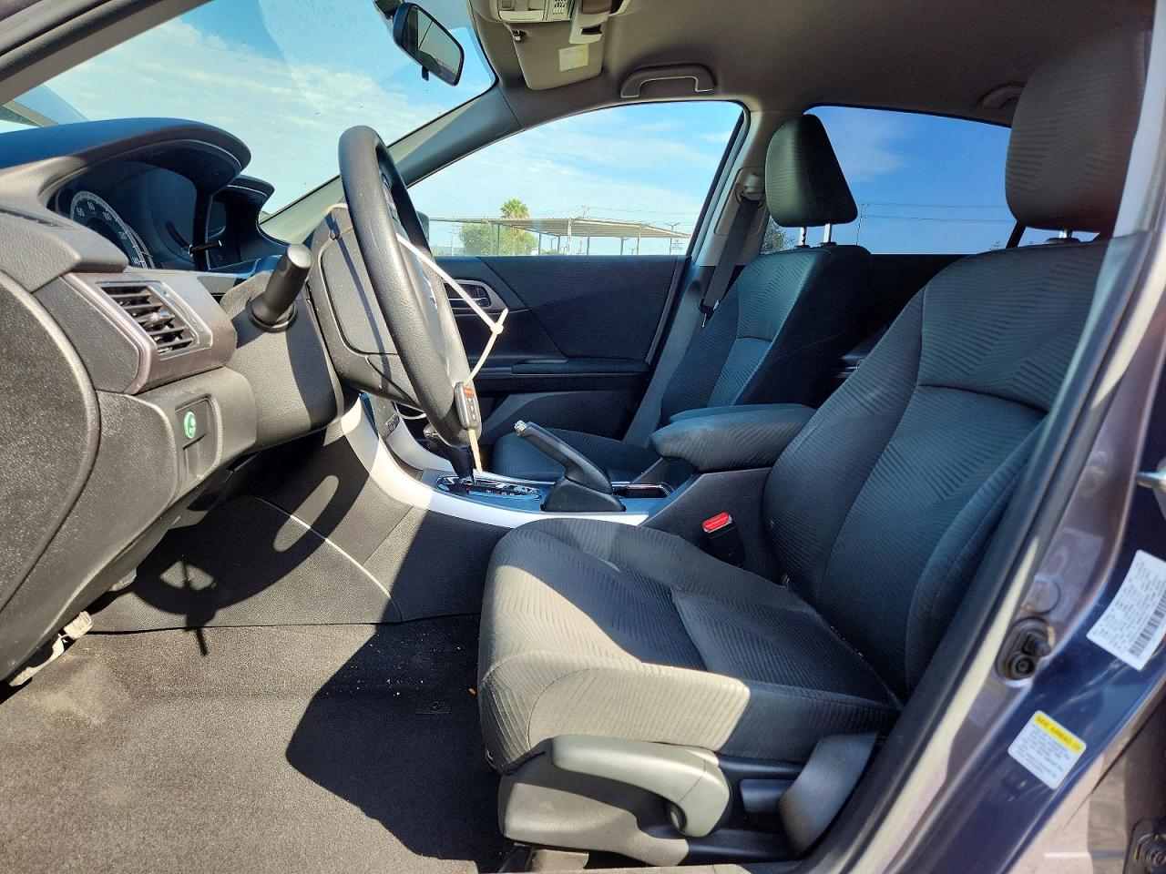 2015 Honda Accord Lx Gray vin: 1HGCR2F3XFA166997