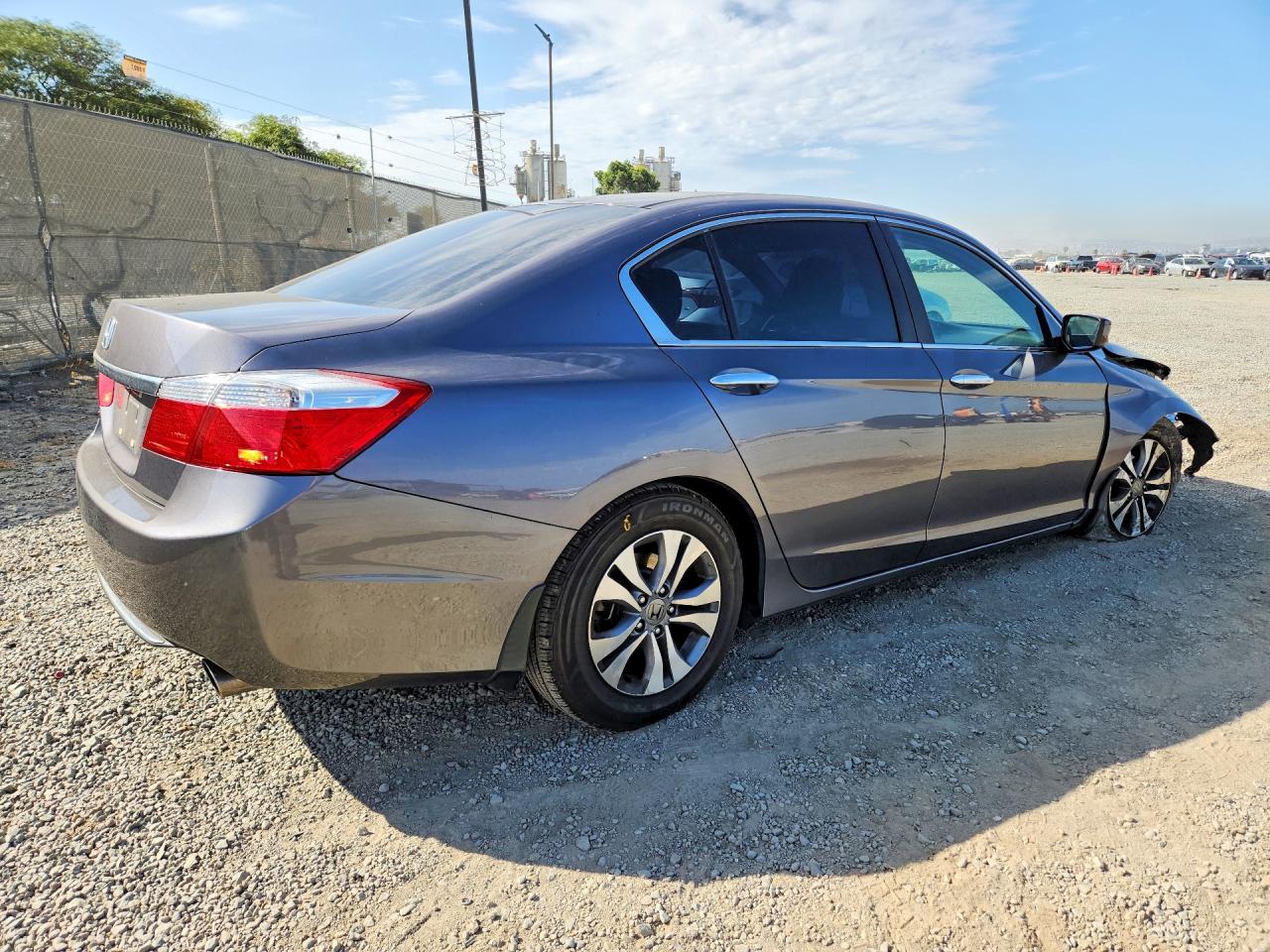 2015 Honda Accord Lx Gray vin: 1HGCR2F3XFA166997