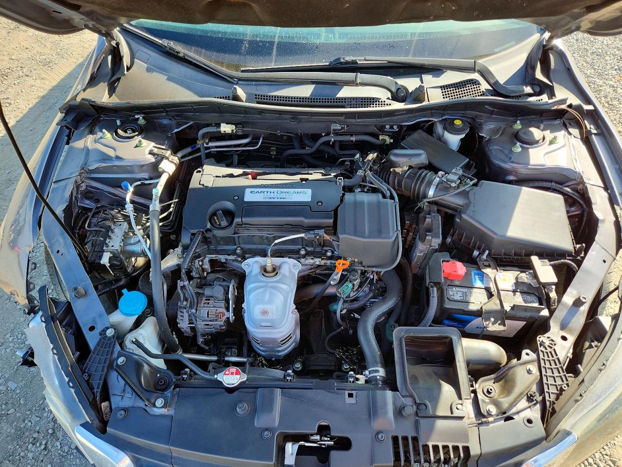 2015 Honda Accord Lx Gray vin: 1HGCR2F3XFA166997