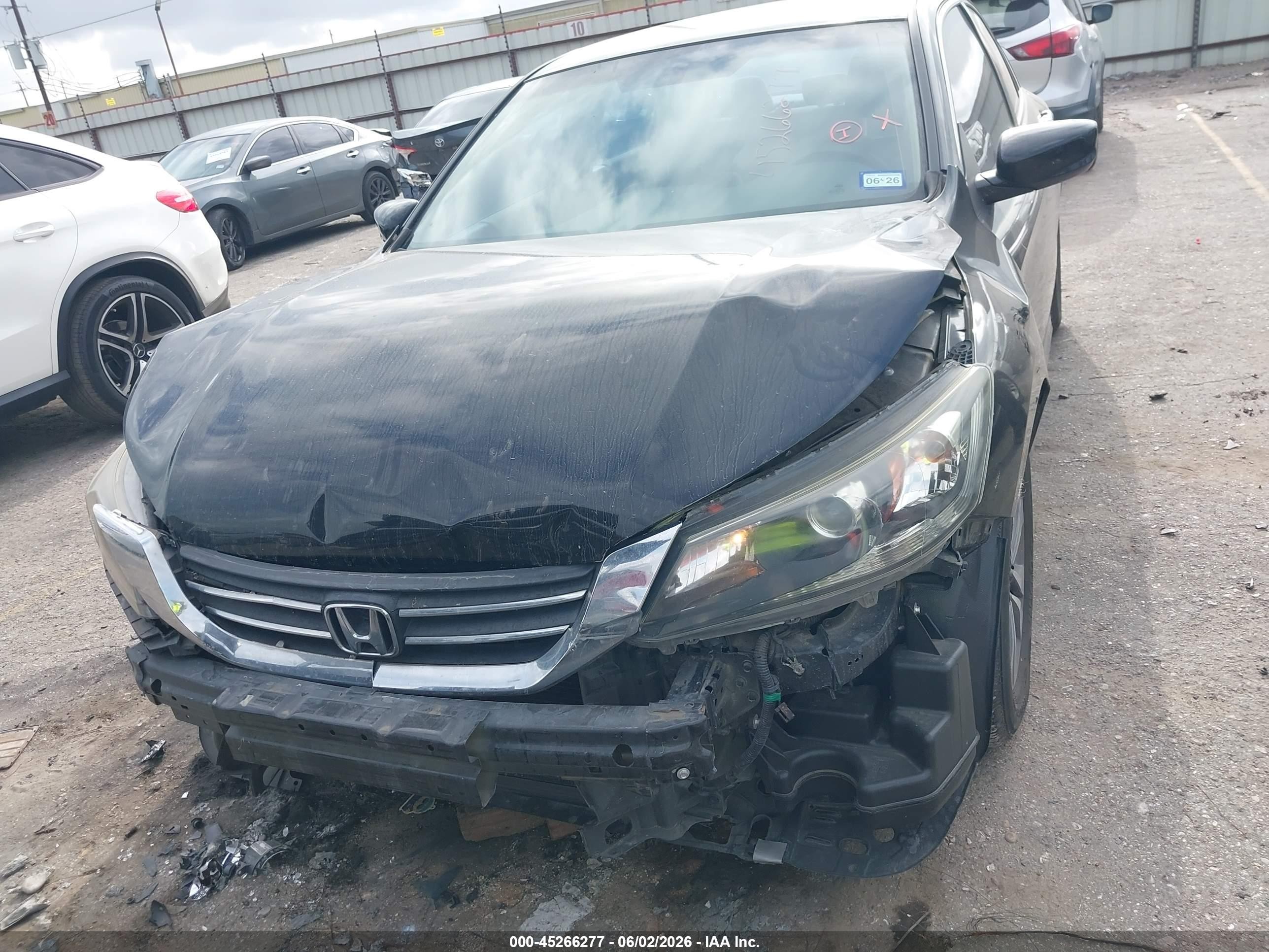 2015 Honda Accord Lx Black vin: 1HGCR2F3XFA168345