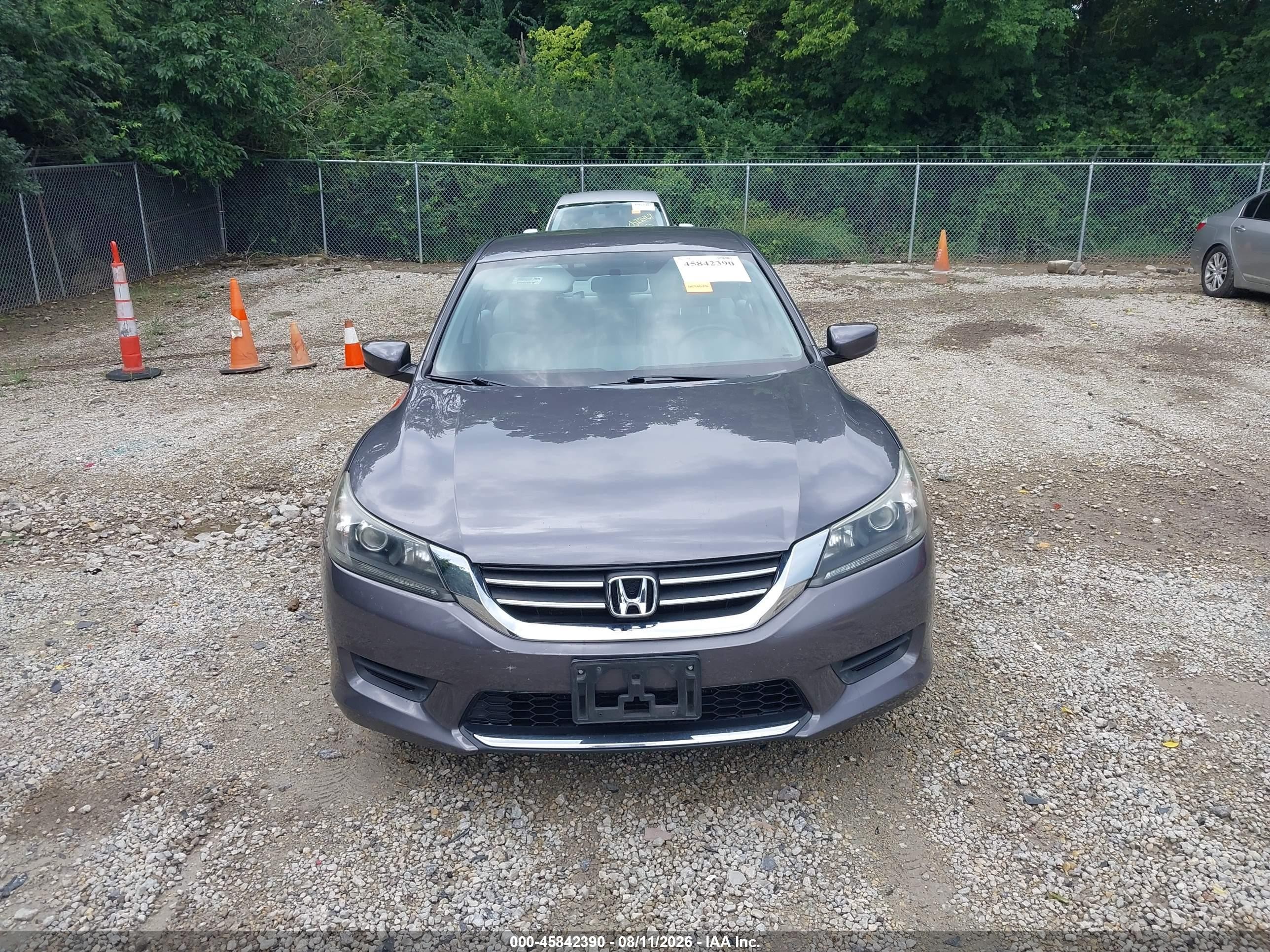 2015 Honda Accord Lx Серый vin: 1HGCR2F3XFA213493