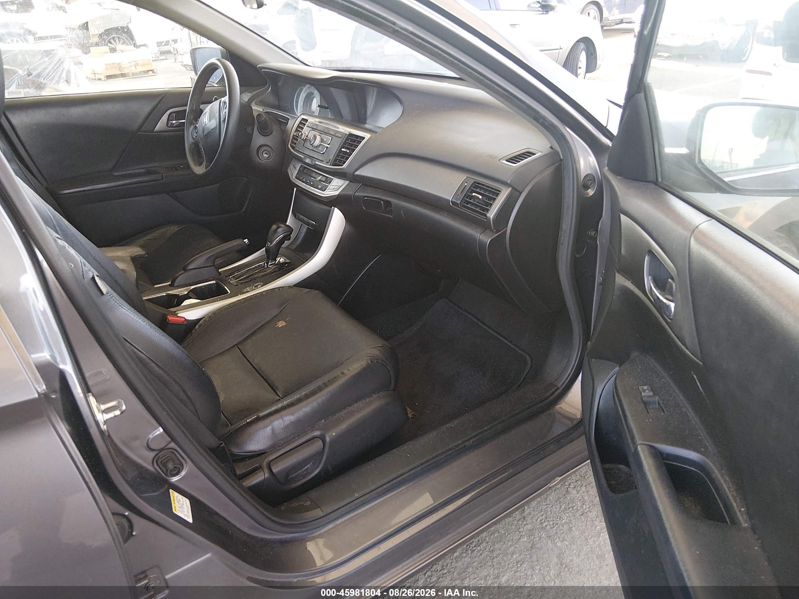 2015 Honda Accord Lx Gray vin: 1HGCR2F3XFA215969