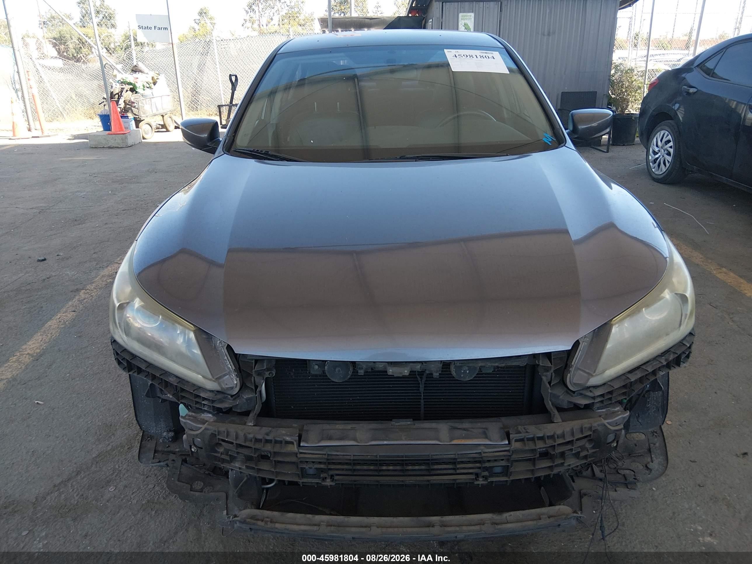 2015 Honda Accord Lx Gray vin: 1HGCR2F3XFA215969