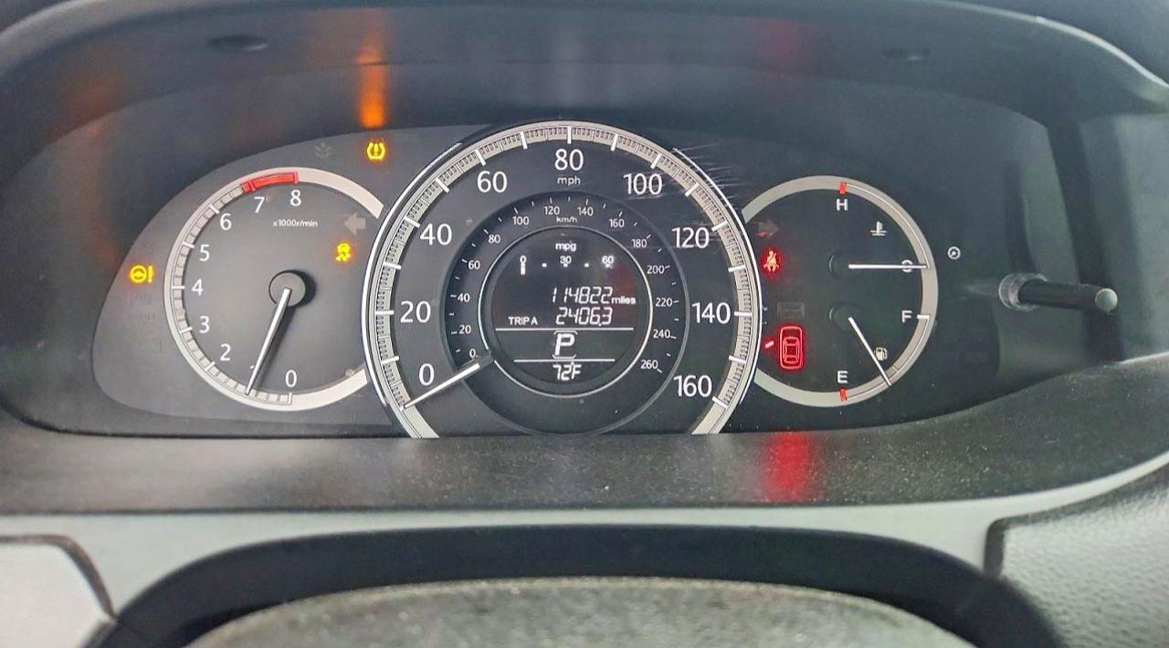 2015 Honda Accord Lx Черный vin: 1HGCR2F3XFA219259