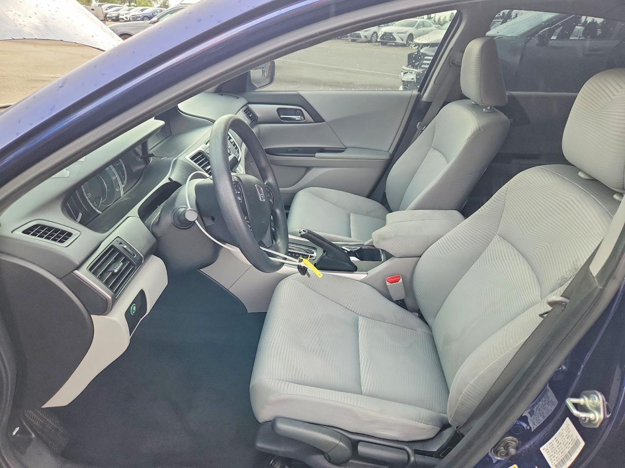 2015 Honda Accord Lx Blue vin: 1HGCR2F3XFA229015