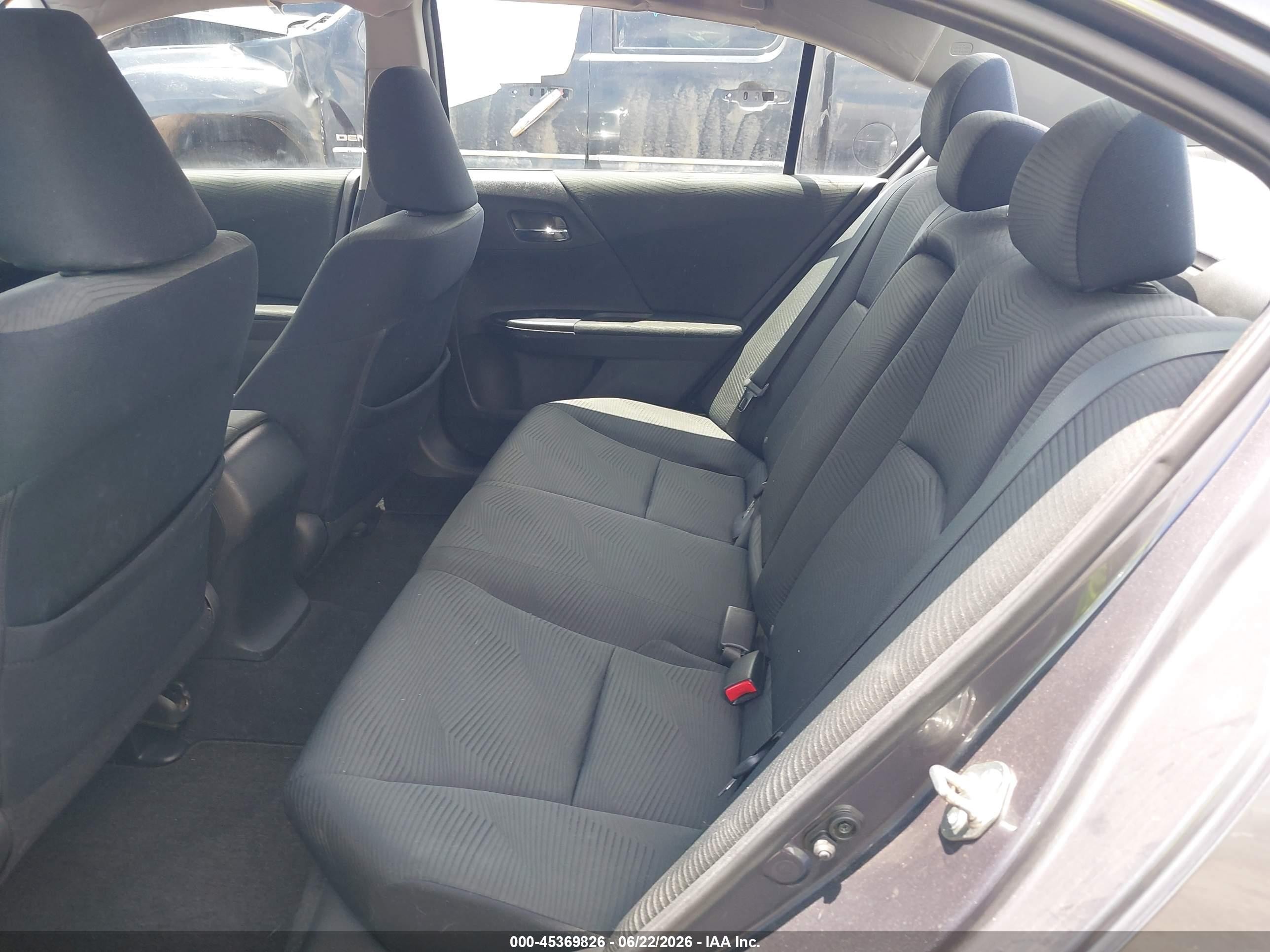 2015 Honda Accord Lx Gray vin: 1HGCR2F3XFA237941