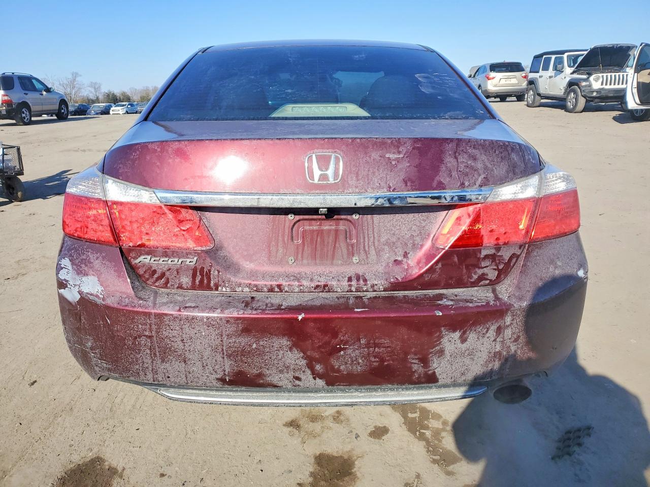 2015 Honda Accord Lx Красный vin: 1HGCR2F3XFA257266
