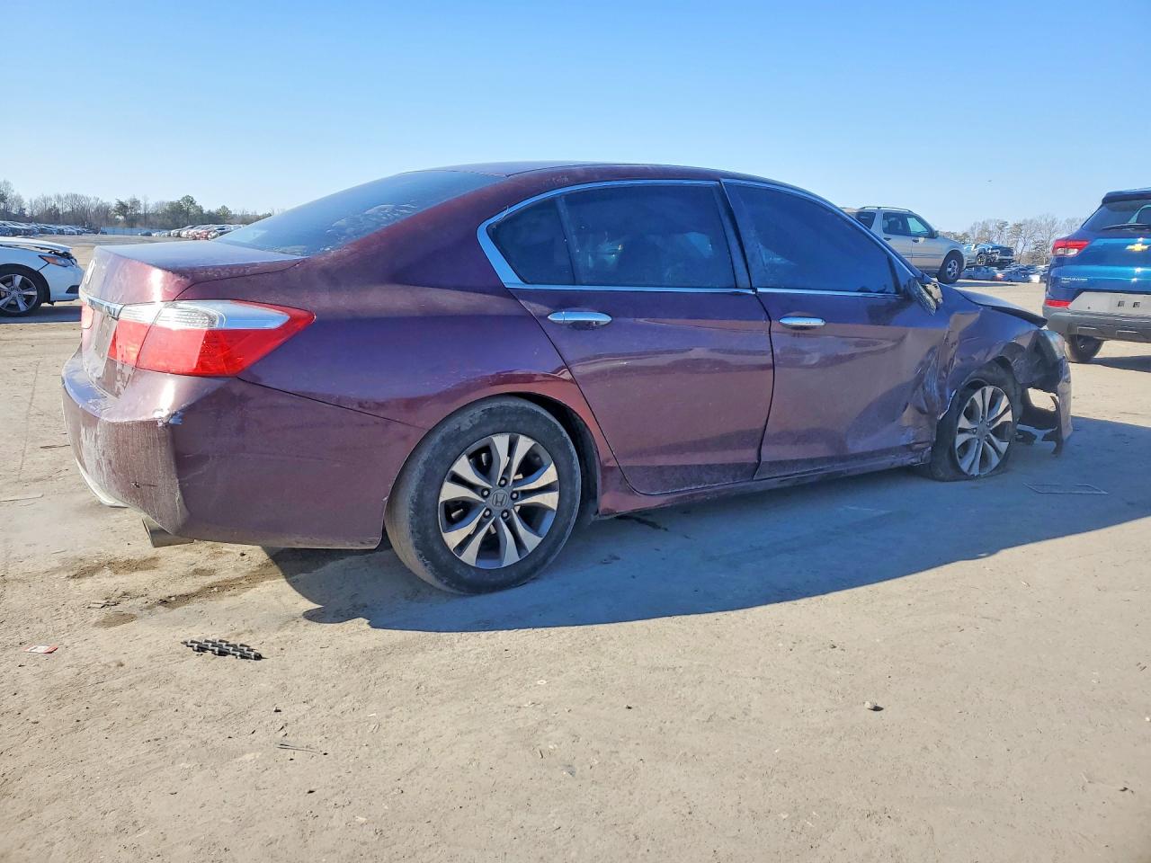 2015 Honda Accord Lx Красный vin: 1HGCR2F3XFA257266