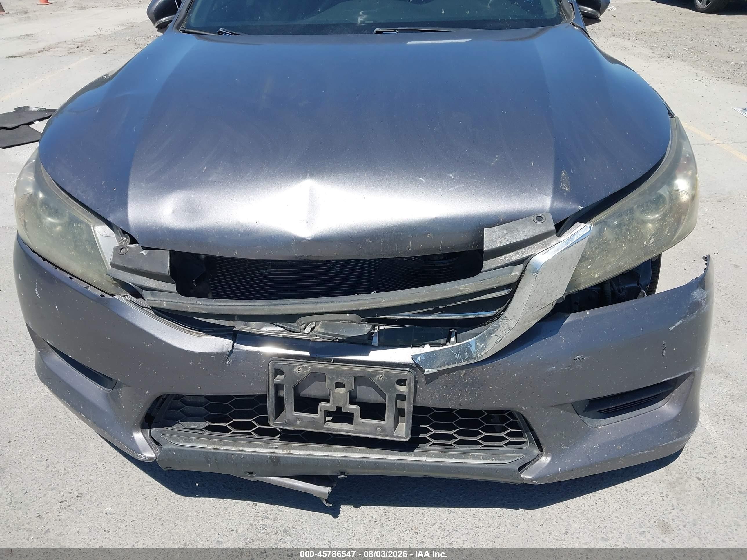 2015 Honda Accord Lx Серый vin: 1HGCR2F3XFA260488