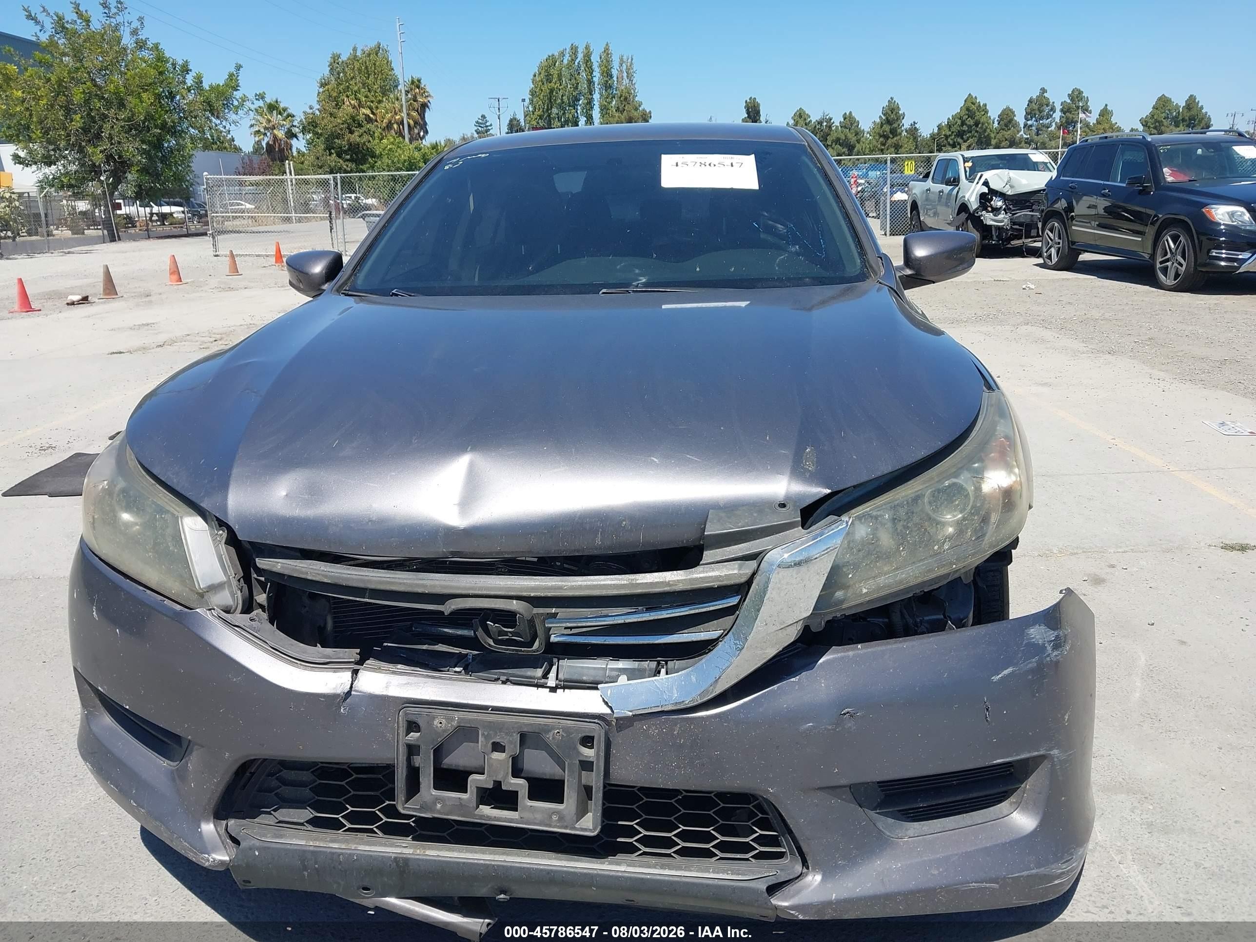 2015 Honda Accord Lx Серый vin: 1HGCR2F3XFA260488