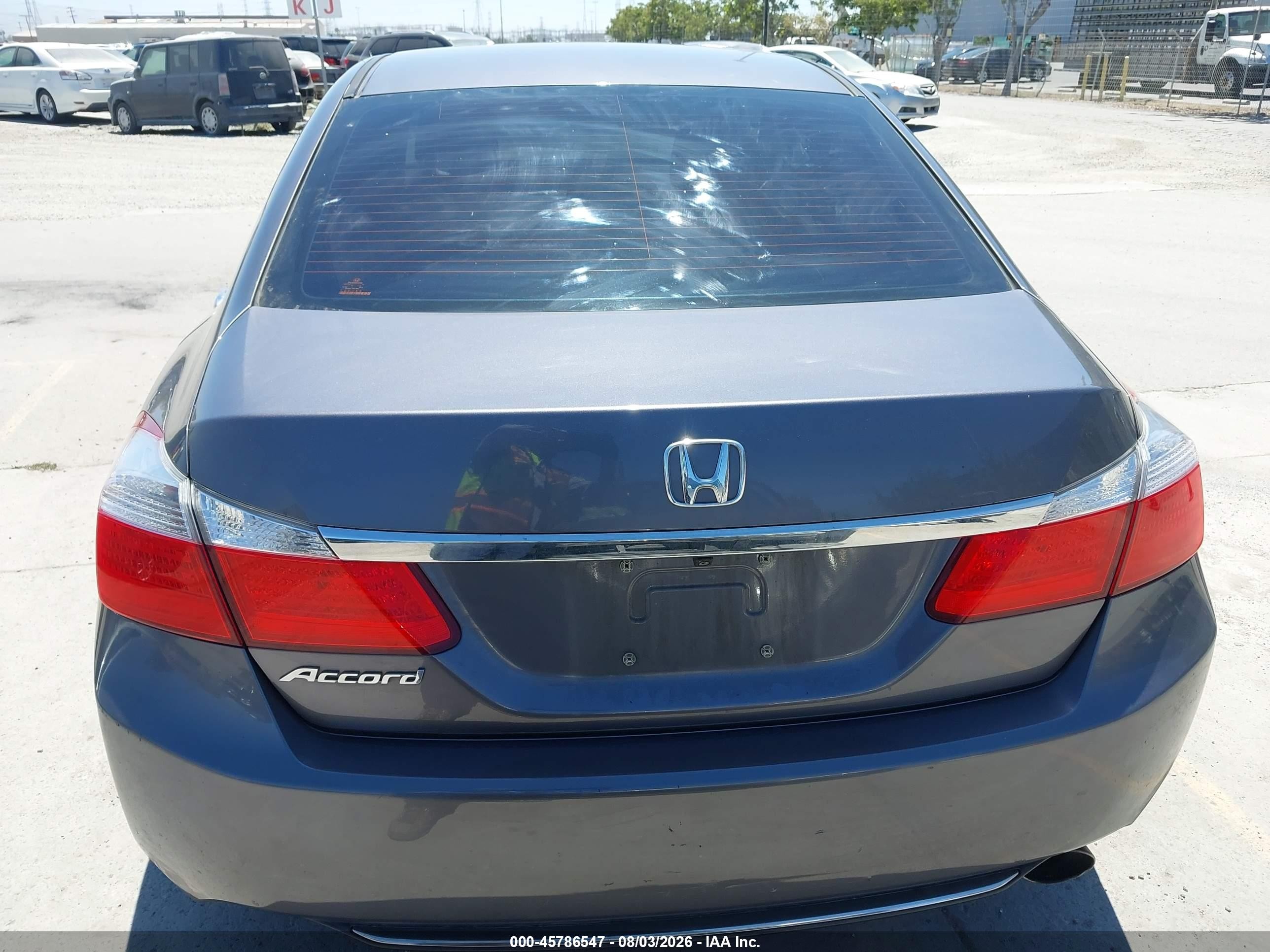 2015 Honda Accord Lx Серый vin: 1HGCR2F3XFA260488