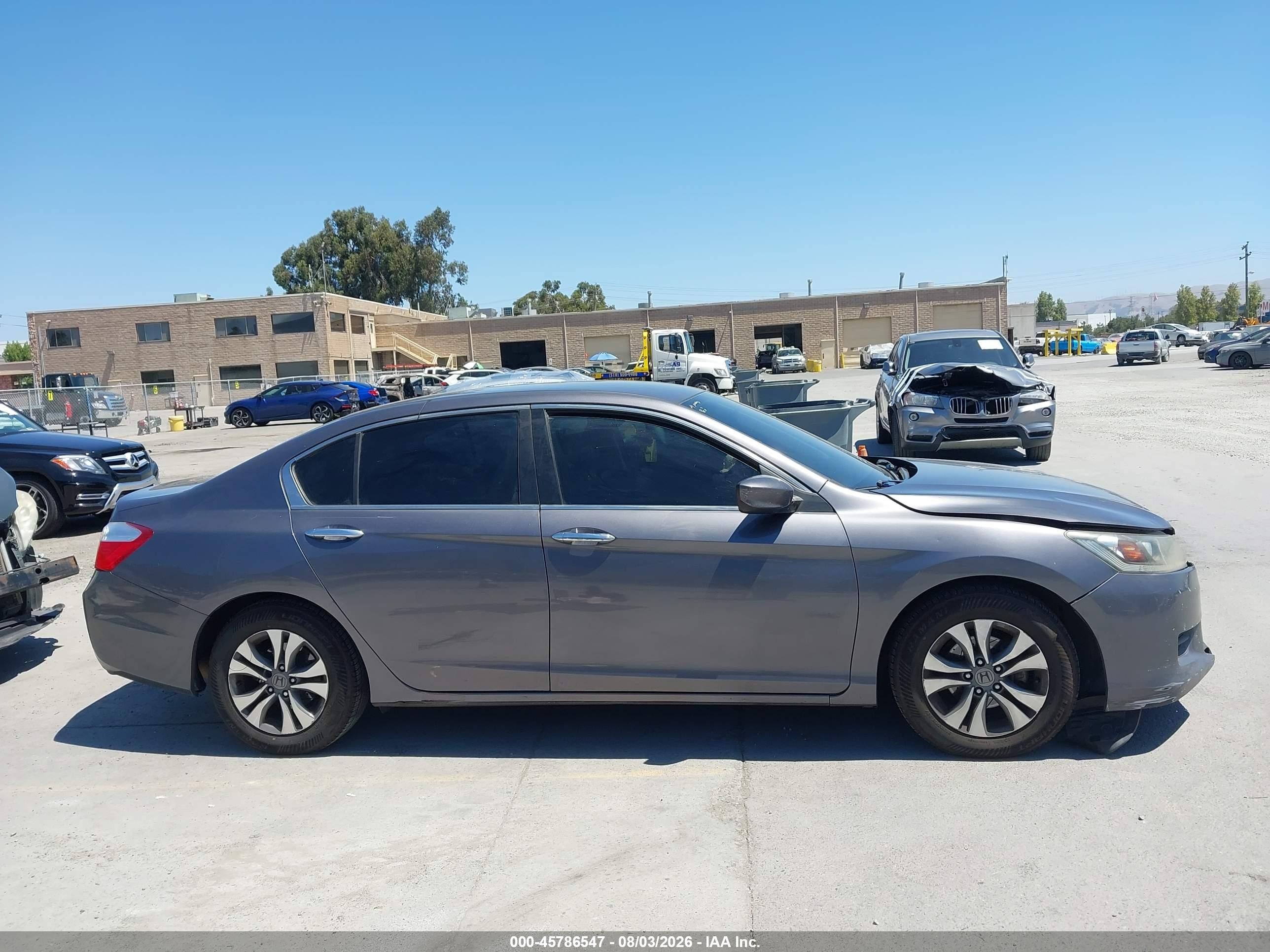2015 Honda Accord Lx Серый vin: 1HGCR2F3XFA260488