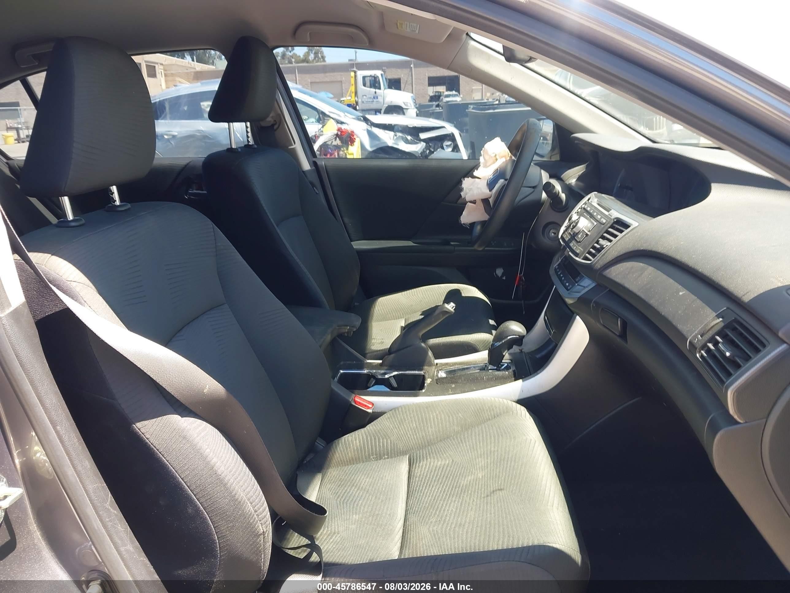 2015 Honda Accord Lx Серый vin: 1HGCR2F3XFA260488