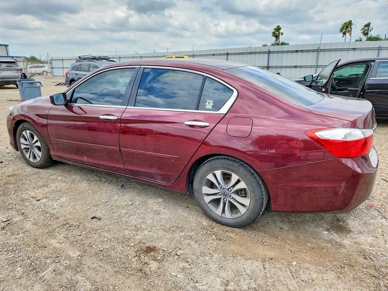 2015 Honda Accord Lx Maroon vin: 1HGCR2F3XFA260779