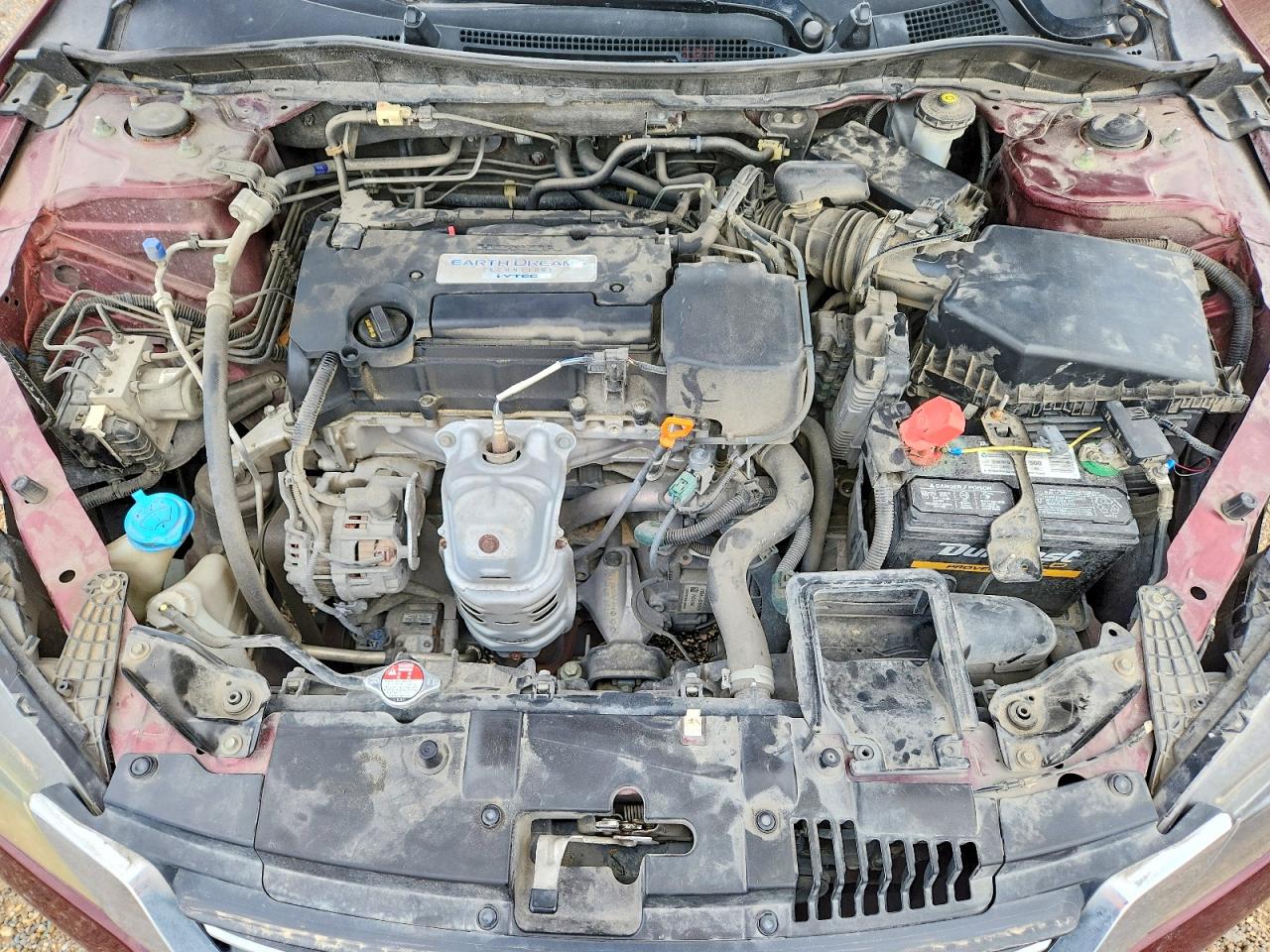 2015 Honda Accord Lx Maroon vin: 1HGCR2F3XFA260779