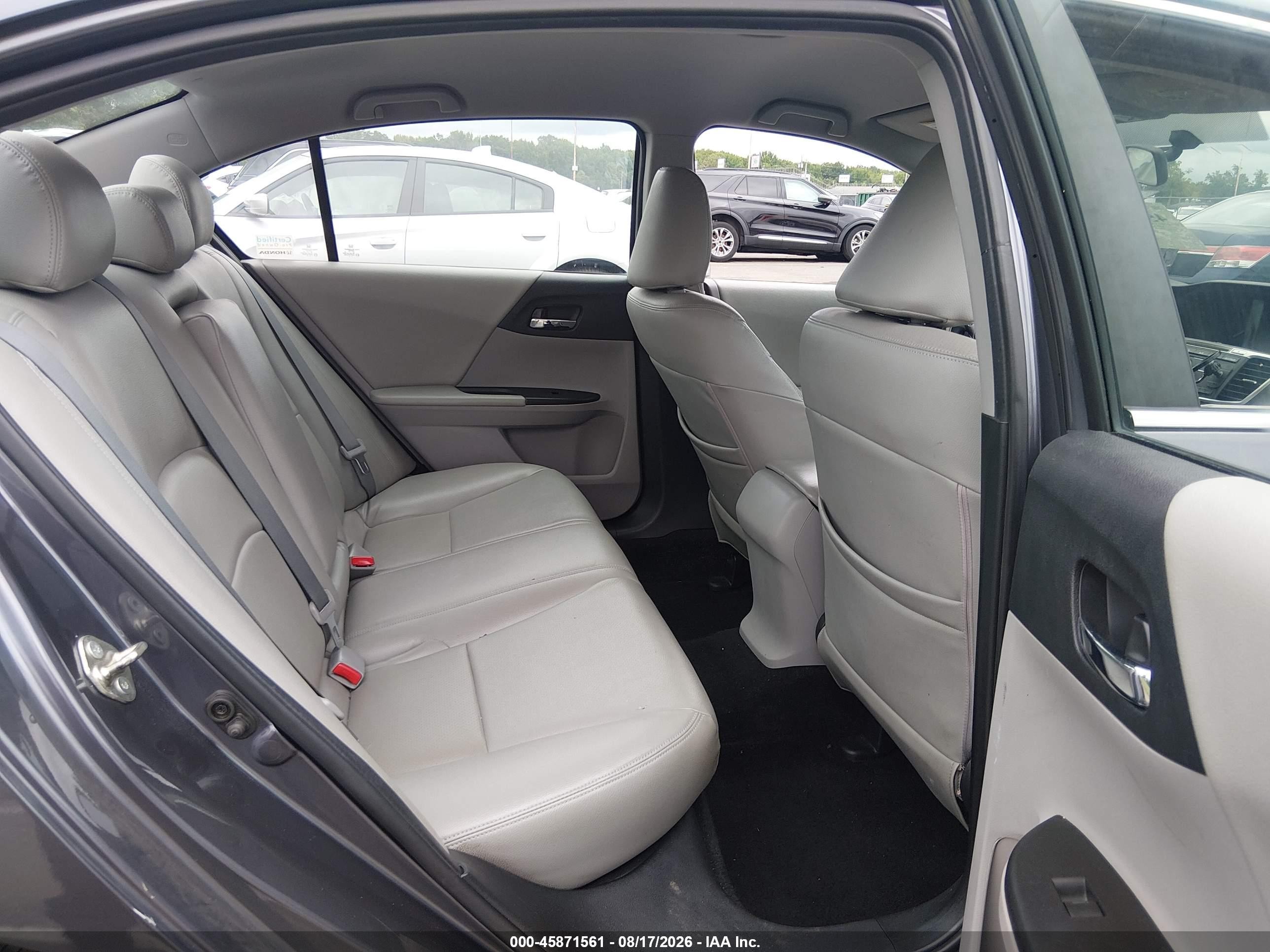 2015 Honda Accord Lx Gray vin: 1HGCR2F3XFA261463
