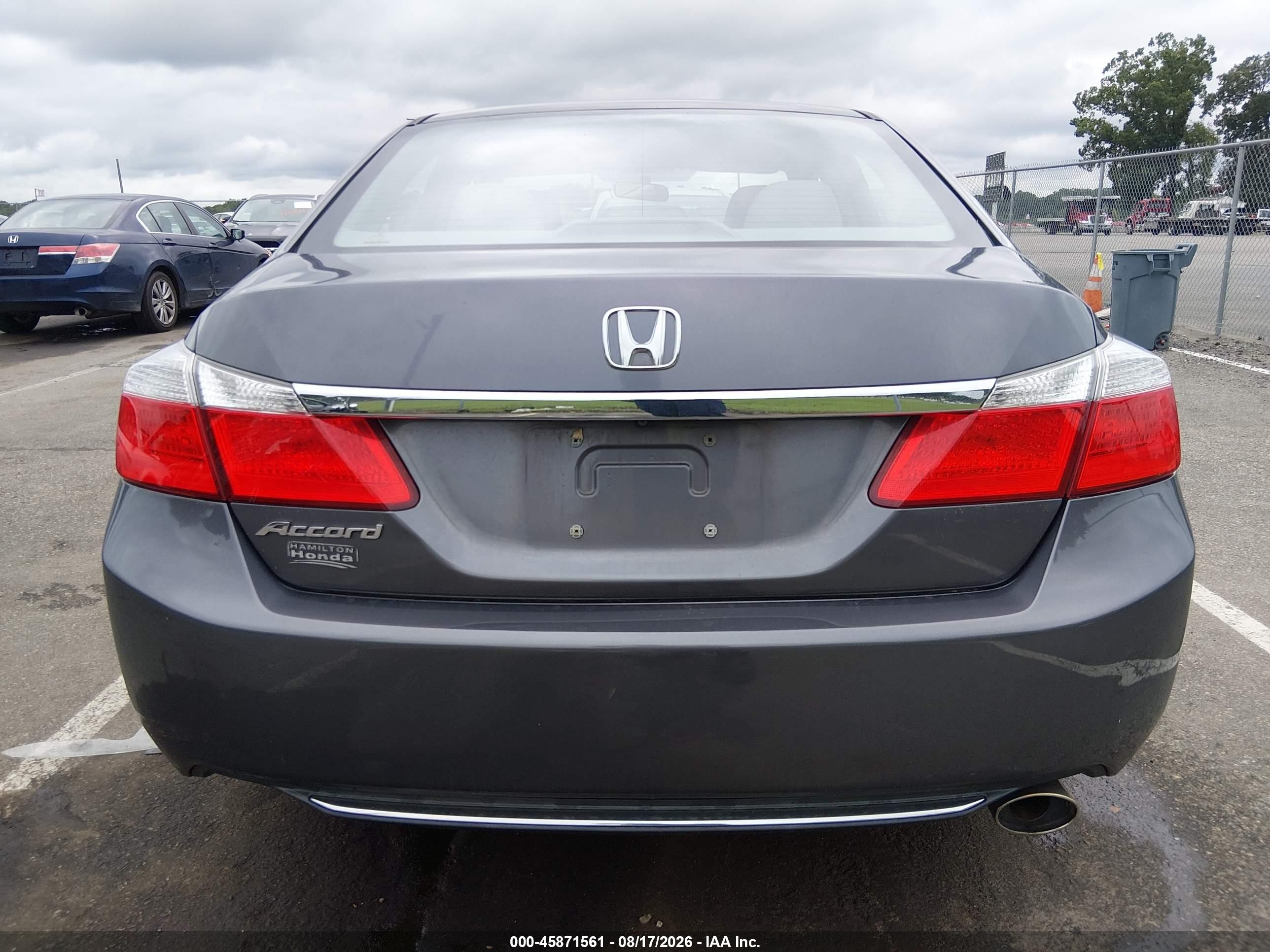 2015 Honda Accord Lx Gray vin: 1HGCR2F3XFA261463