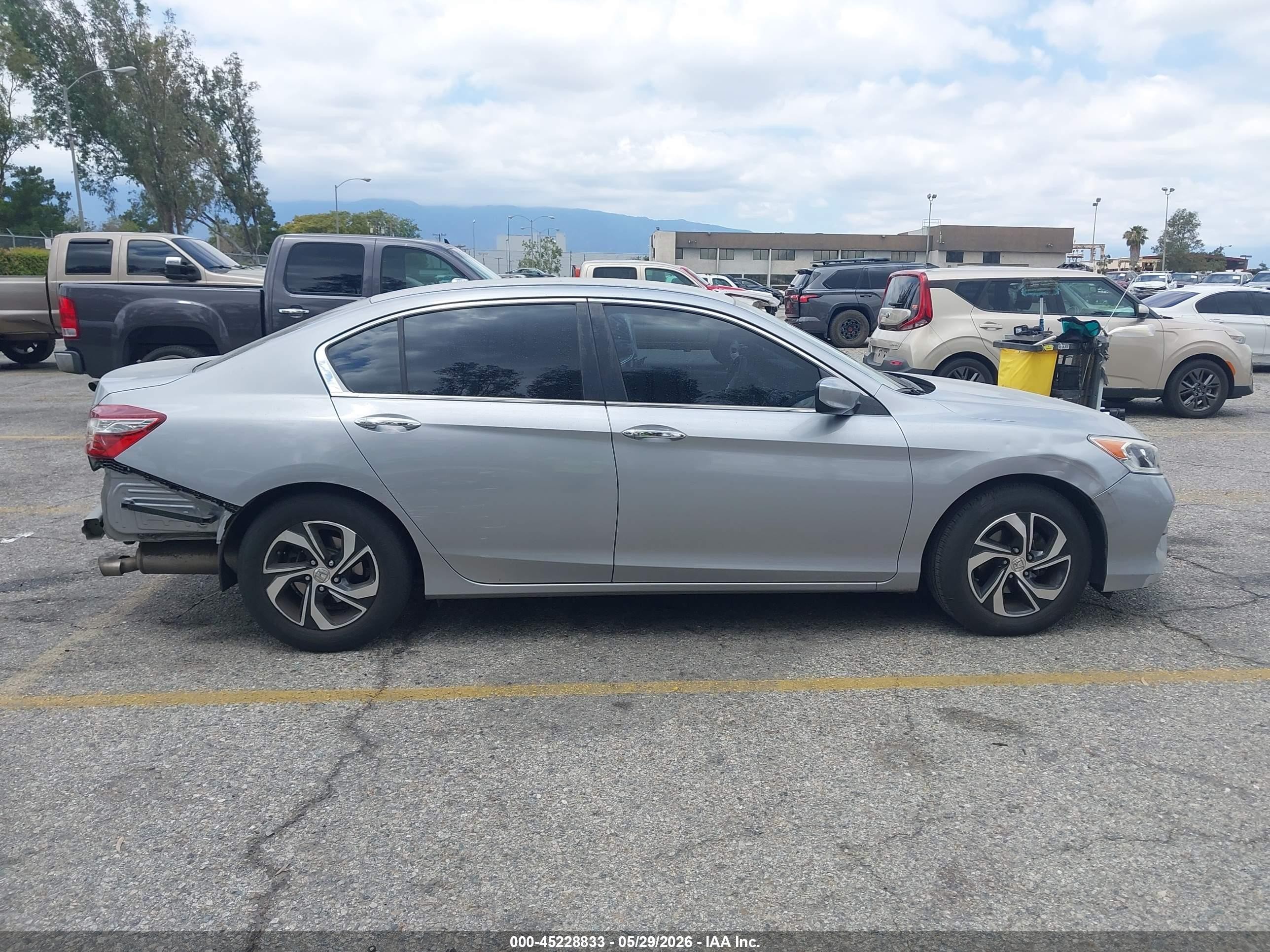 2016 Honda Accord Lx Silver vin: 1HGCR2F3XGA244809