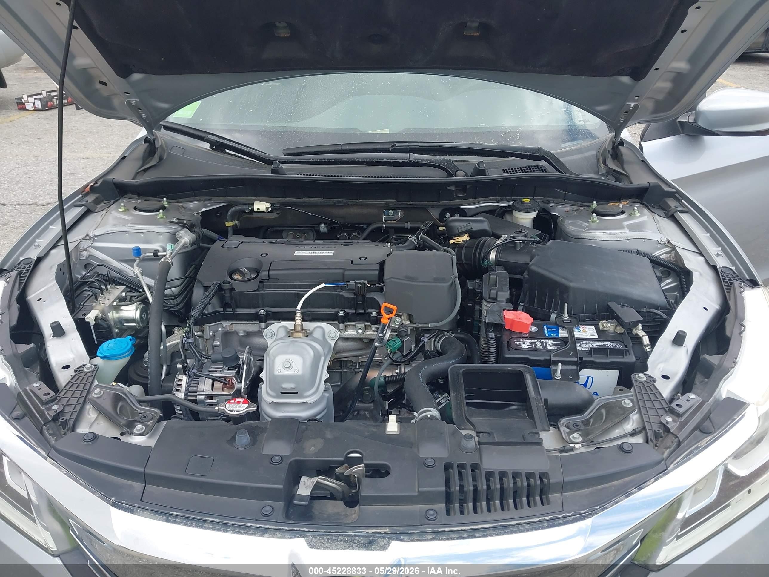 2016 Honda Accord Lx Silver vin: 1HGCR2F3XGA244809