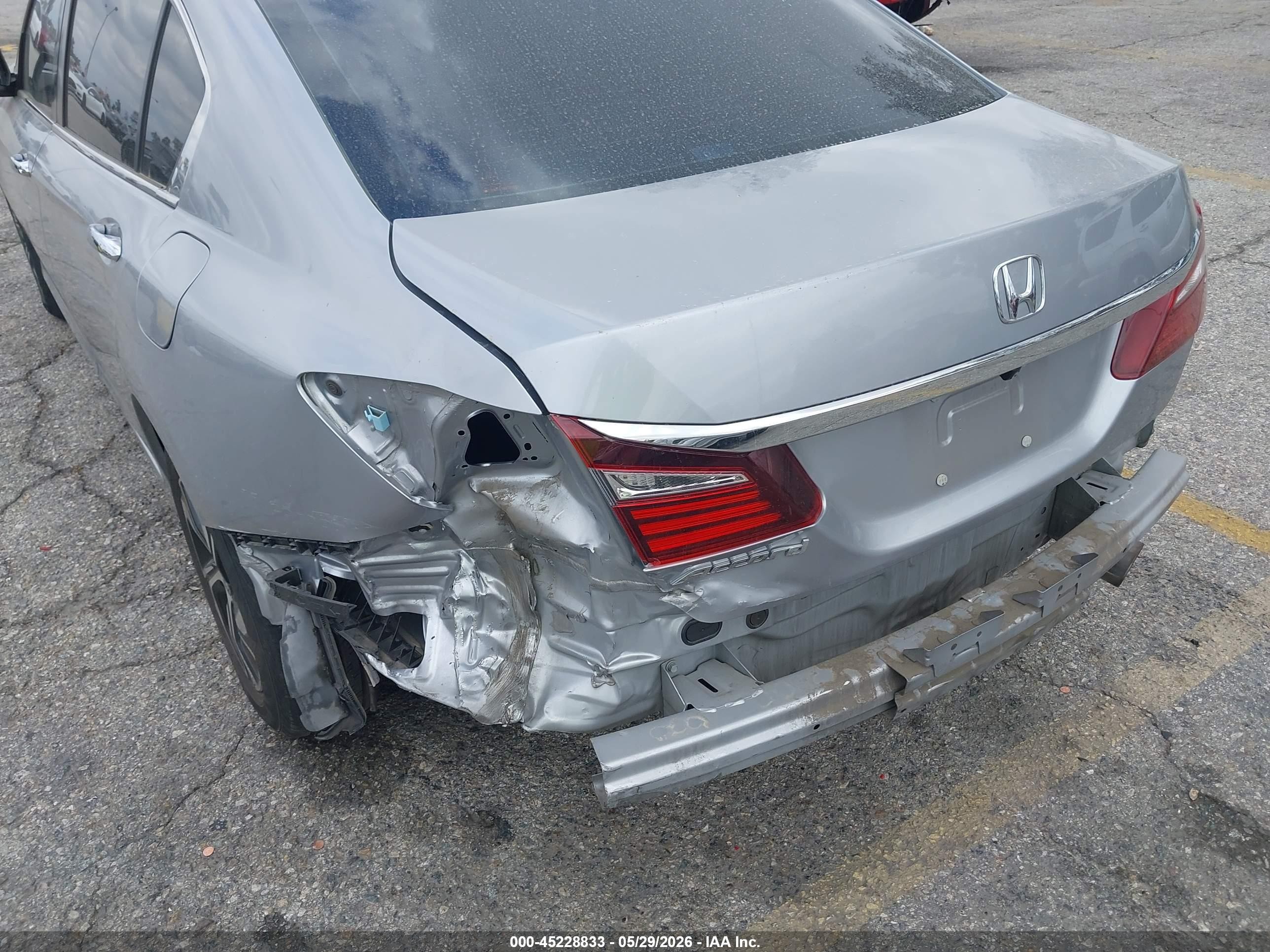 2016 Honda Accord Lx Silver vin: 1HGCR2F3XGA244809