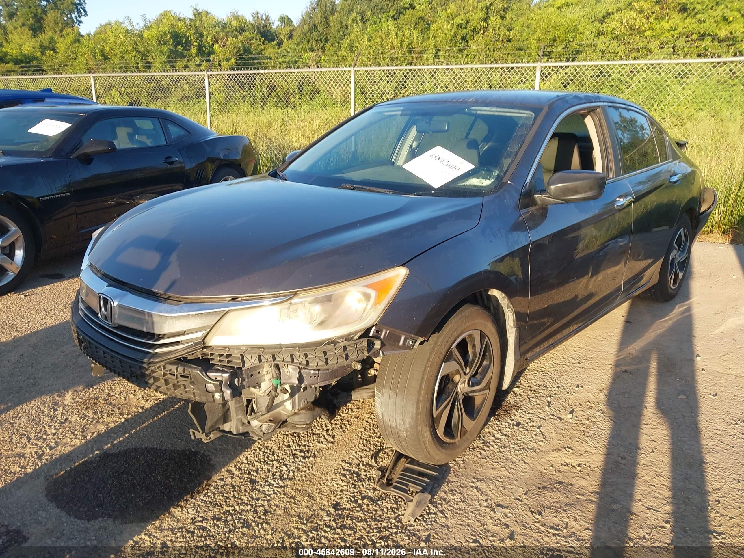 2017 Honda Accord Lx Gray vin: 1HGCR2F3XHA216977