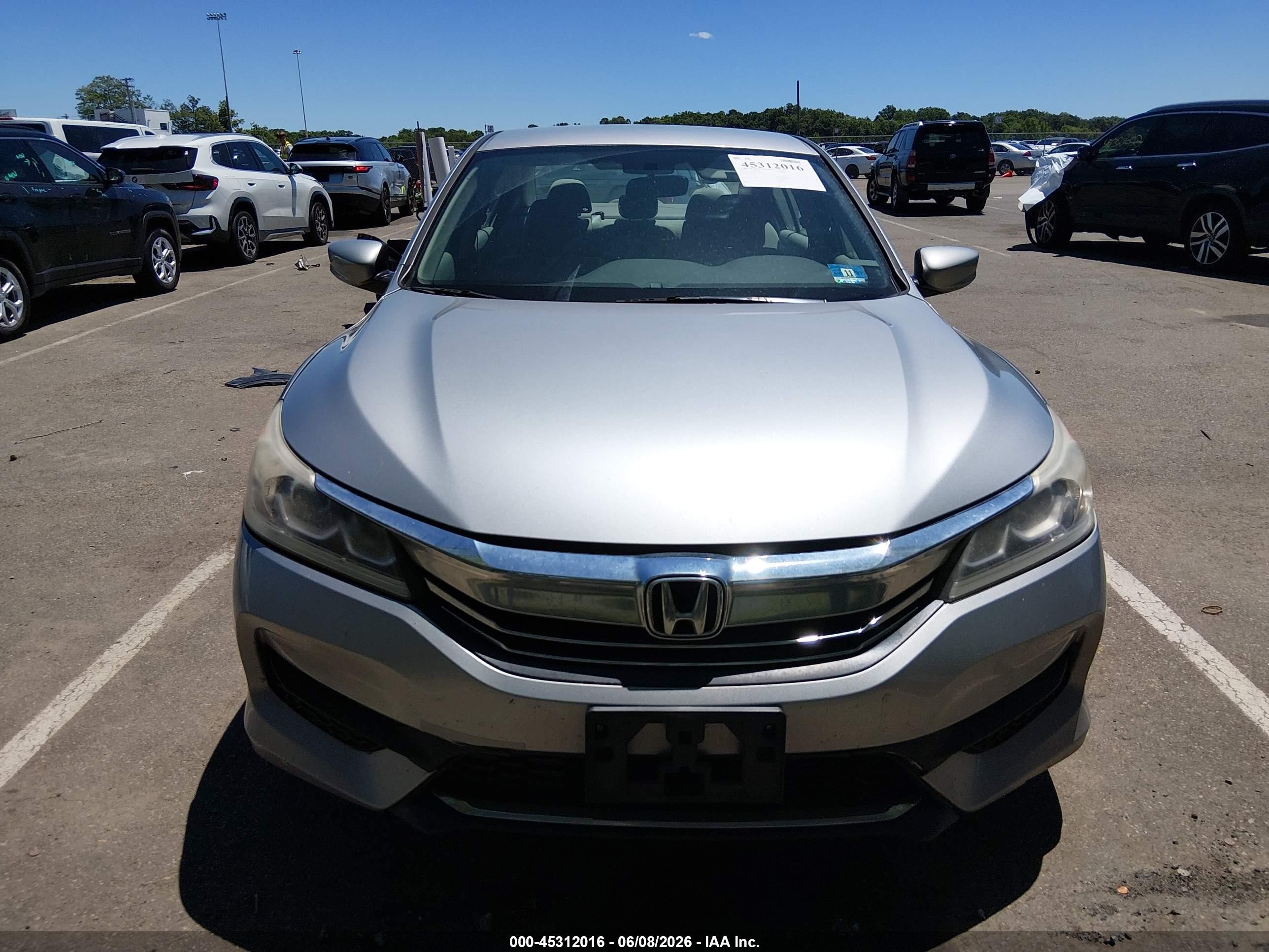 2017 Honda Accord Lx Silver vin: 1HGCR2F3XHA237506